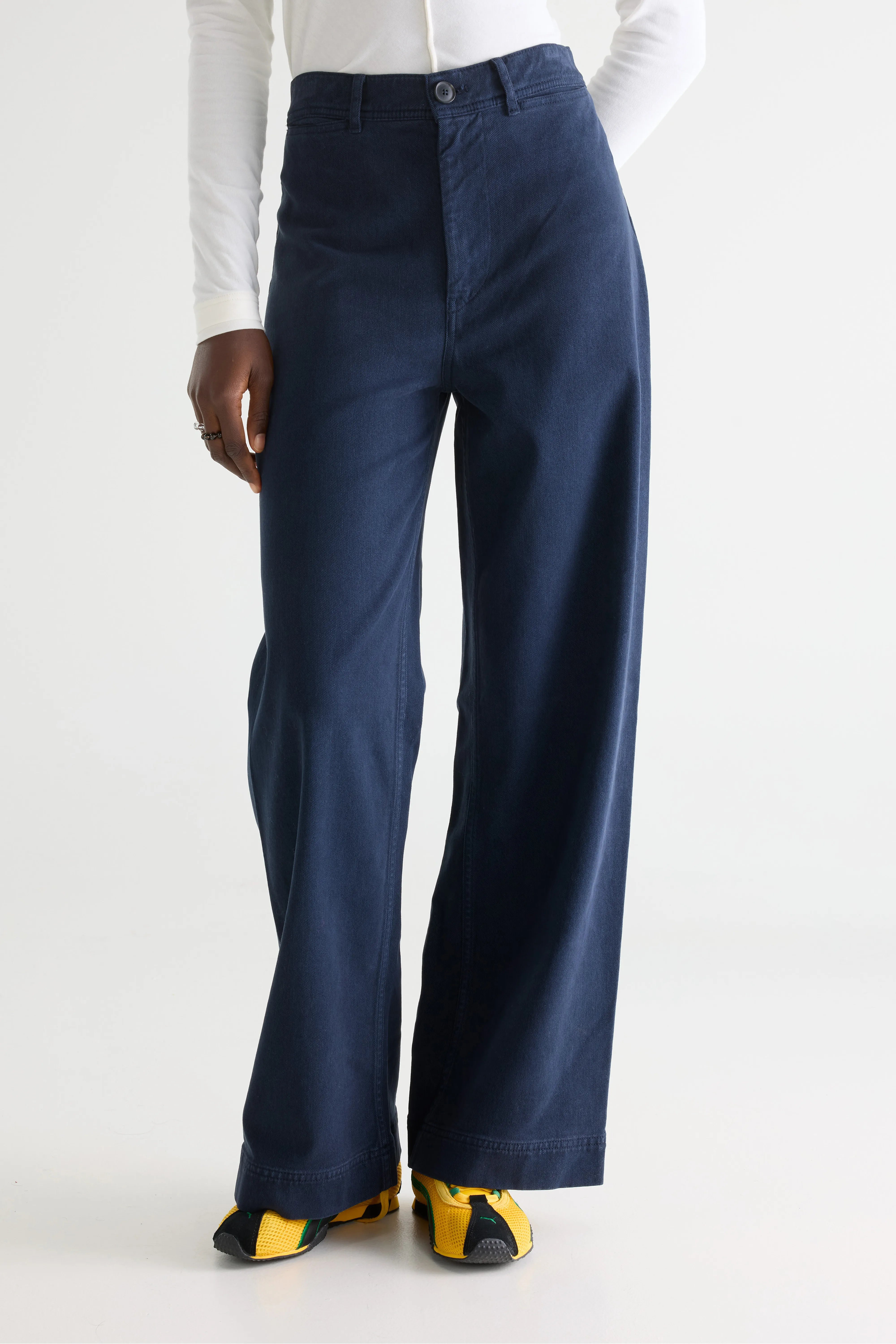 Pantalon large bleu marine Lottie (252 / W / NAVY)