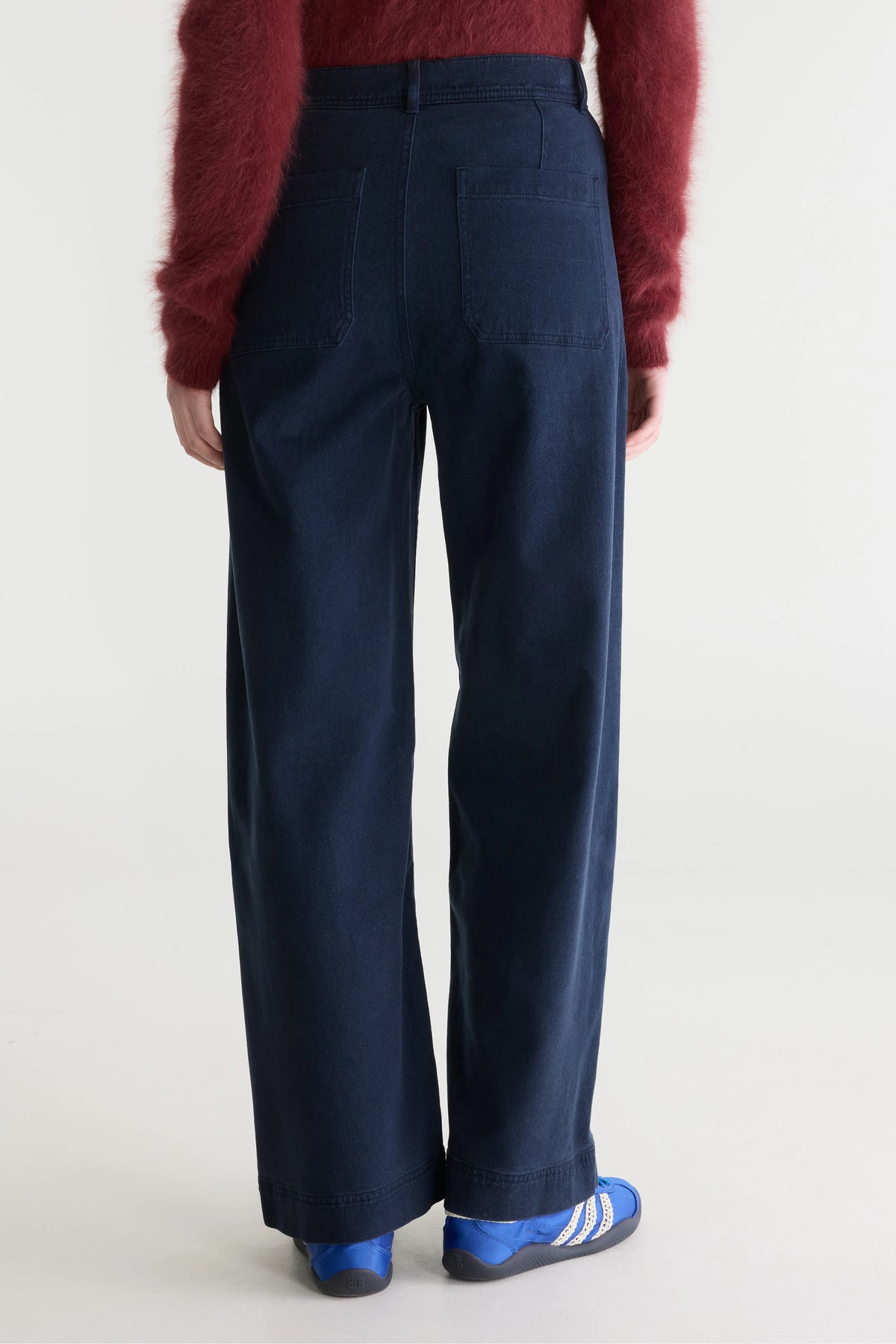 Lottie wide trousers (252 / W / NAVY)