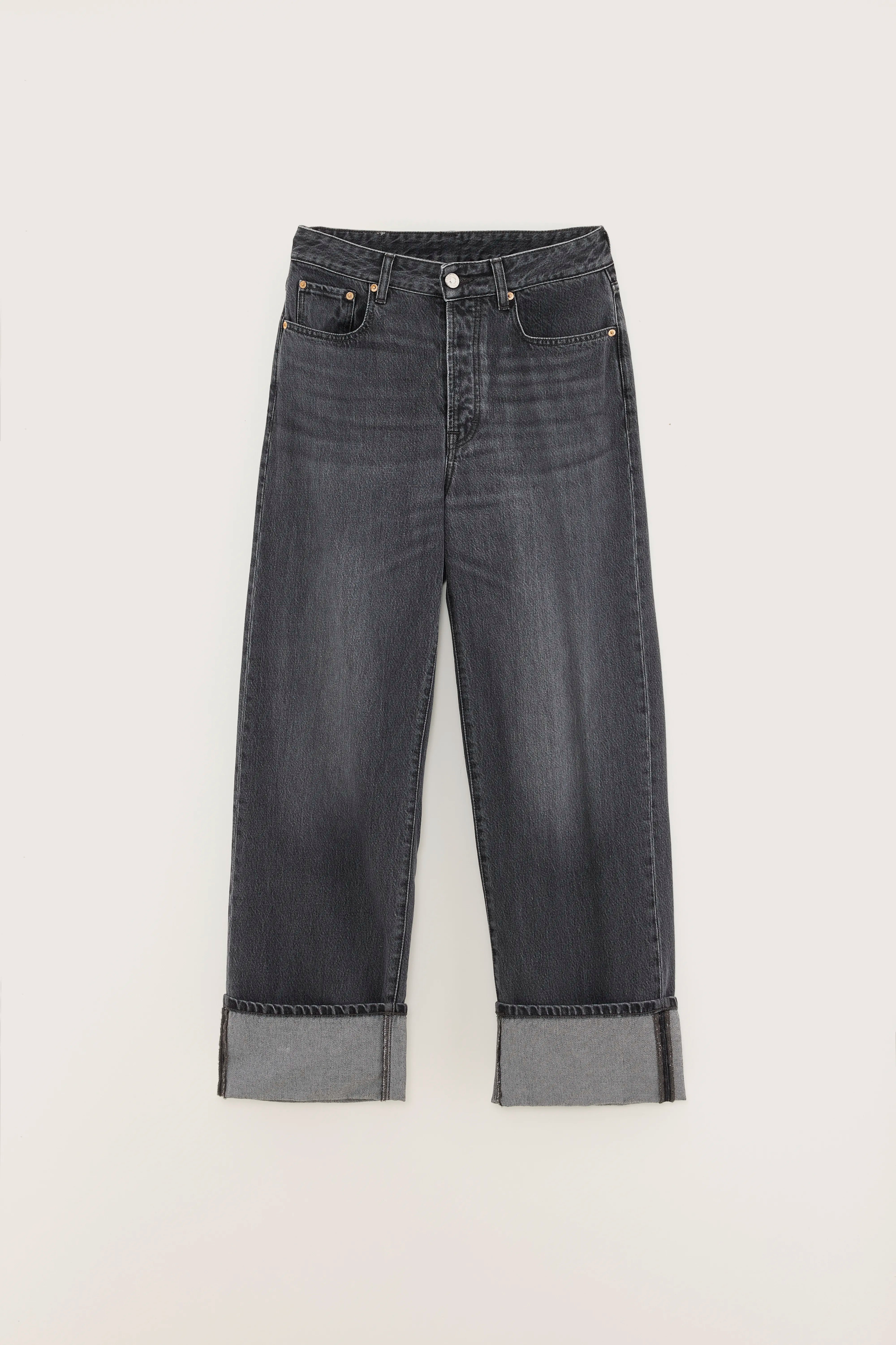 Denim N. 67 losse jeans (251 / W / USED BLACK)