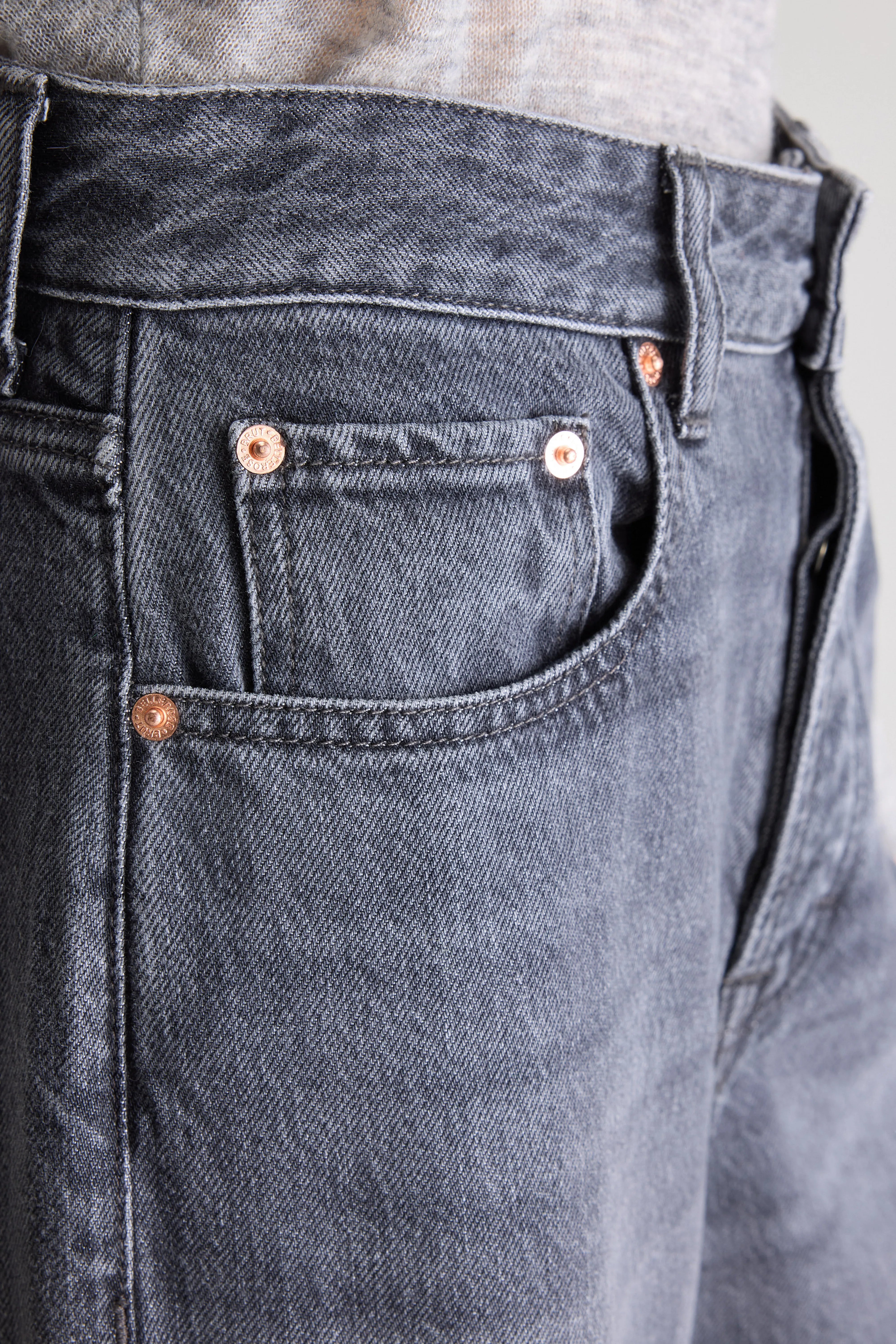 Denim N. 67 losse jeans (251 / W / USED BLACK)