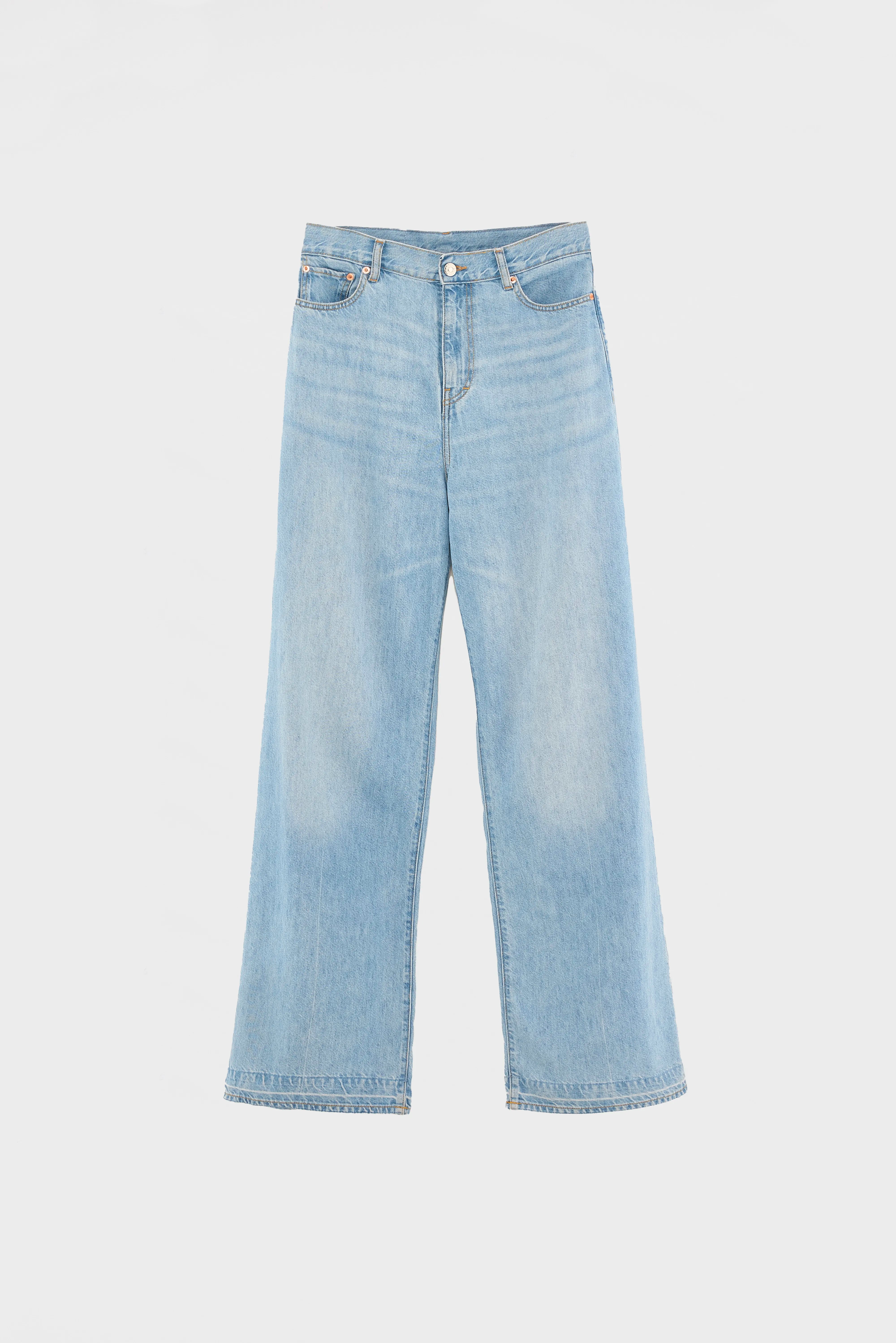 Denim N. 64 - Wijde lichtblauwe jeans (242 / W / VINTAGE LT BLUE)