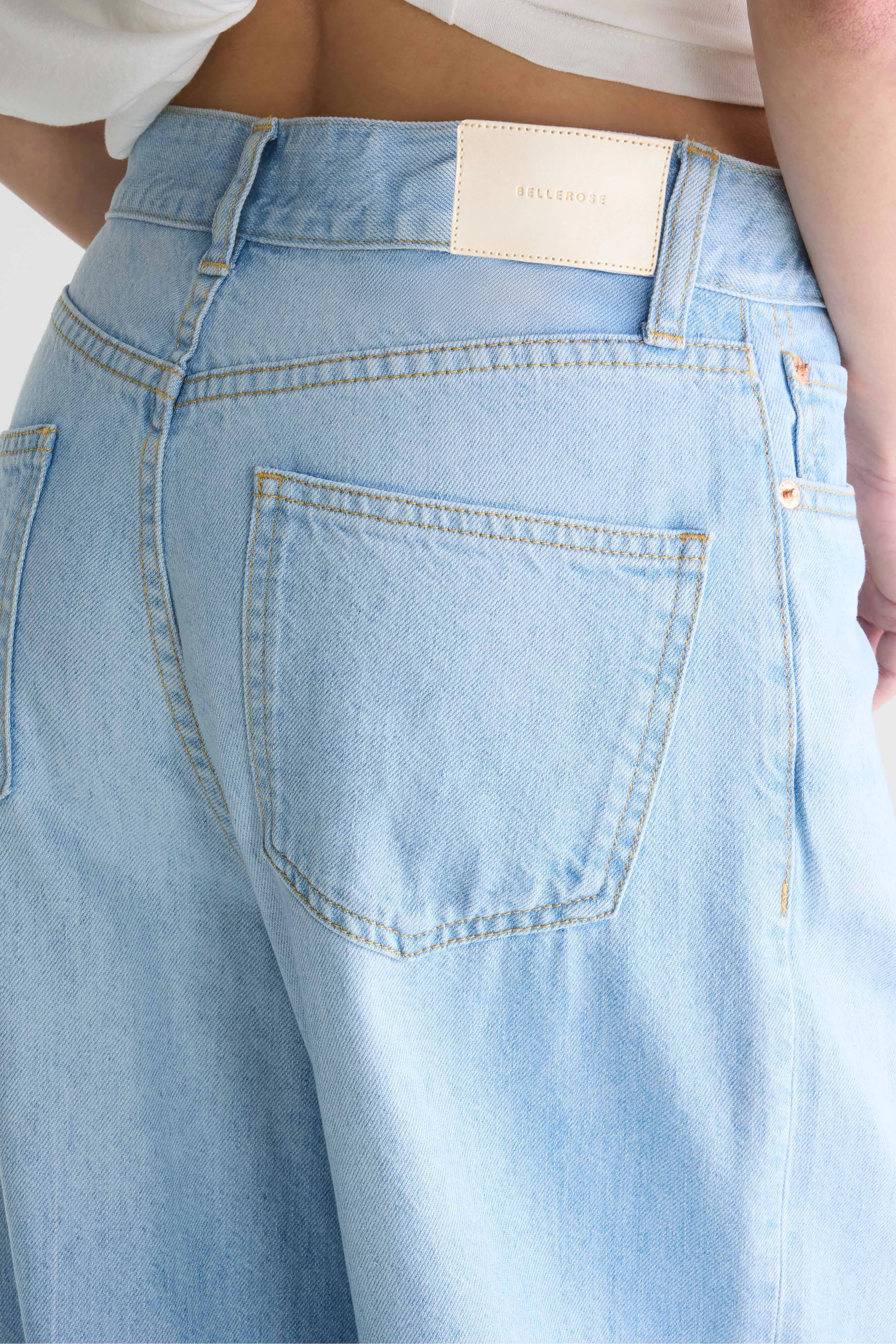 Denim N. 64 wijde jeans (242 / W / VINTAGE LT BLUE)