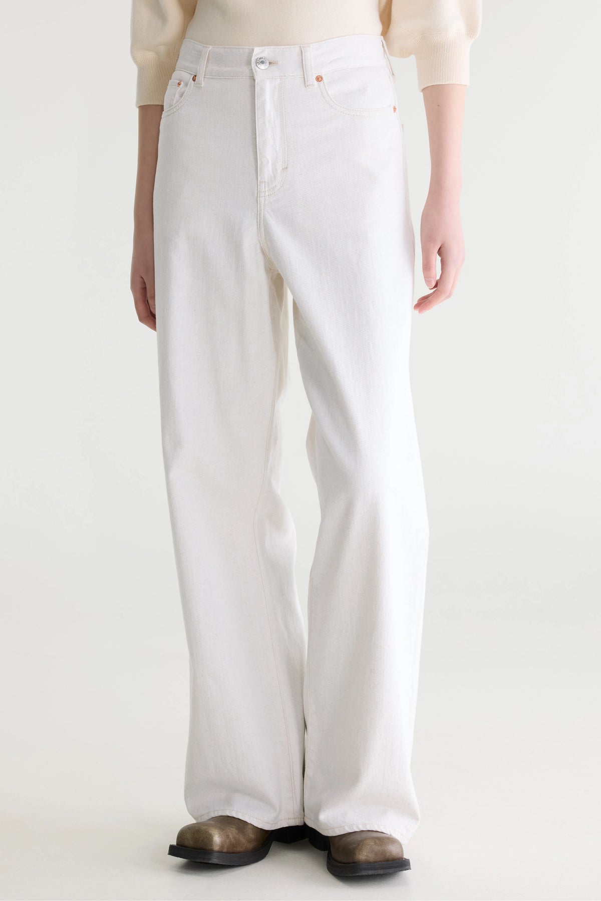 Denim N. 64 - wijde jeans (242 / W / VINTAGE WHITE)