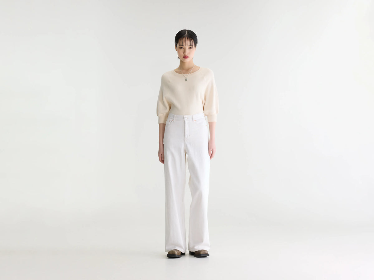 Denim N. 64 - wijde jeans (242 / W / VINTAGE WHITE)