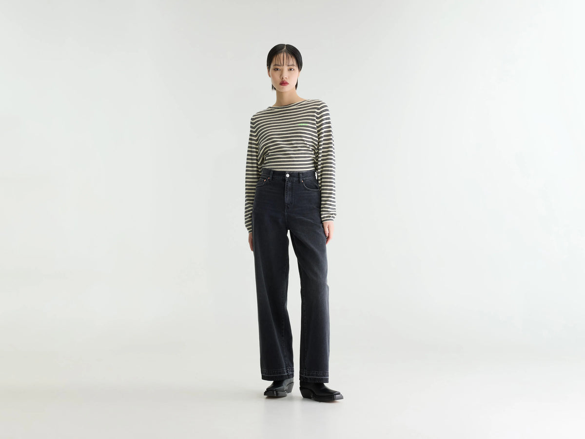 Denim N. 64 - wijde jeans (252 / W / USED BLACK)