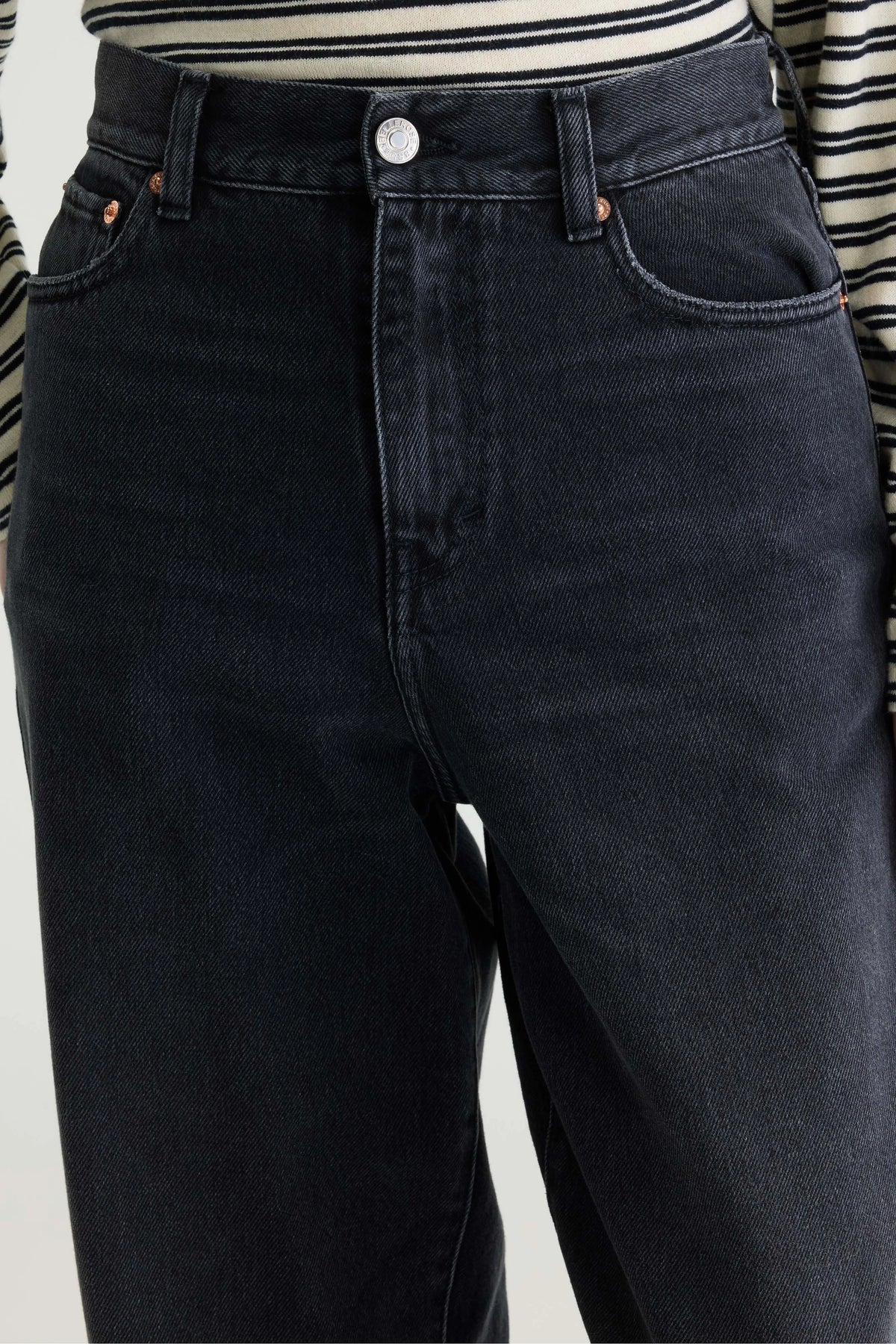 Denim N. 64 - wijde jeans (252 / W / USED BLACK)
