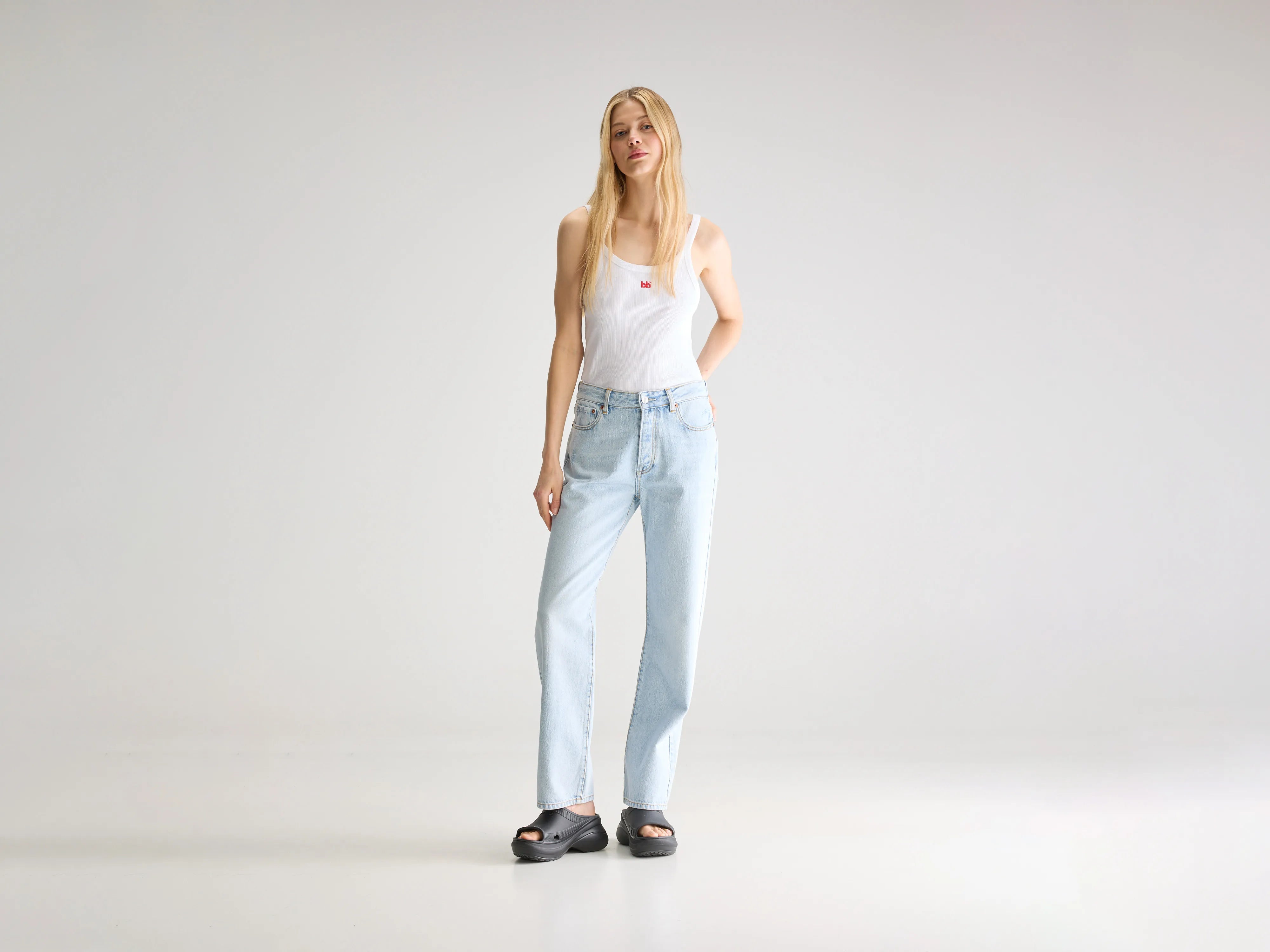 Denim N. 32 Jean droit (252 / W / USED LT BLUE)