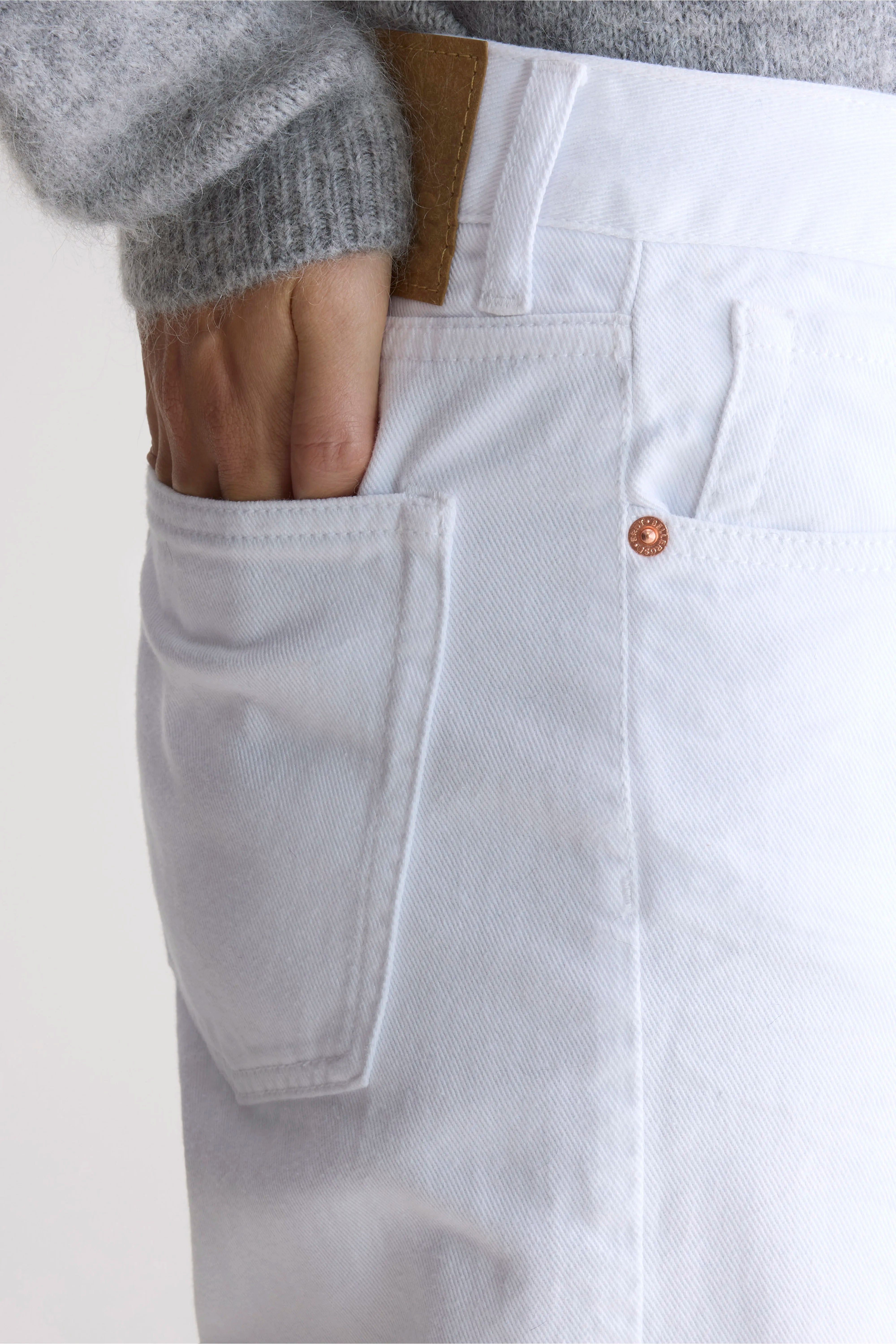 Denim N. 32 straight jeans (252 / W / WHITE)