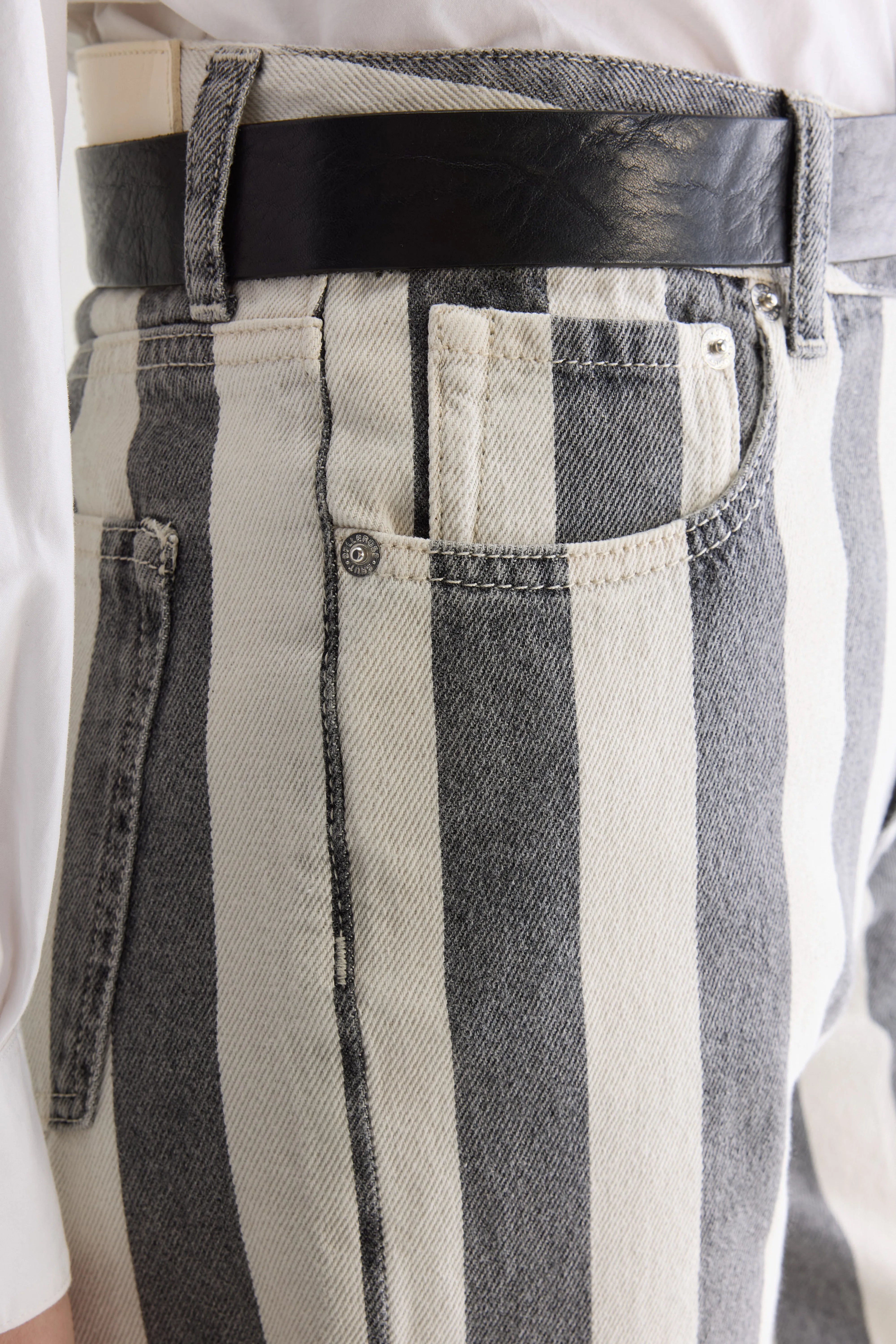 Denim N. 32 rechte jeans (251 / W / STRIPE A)