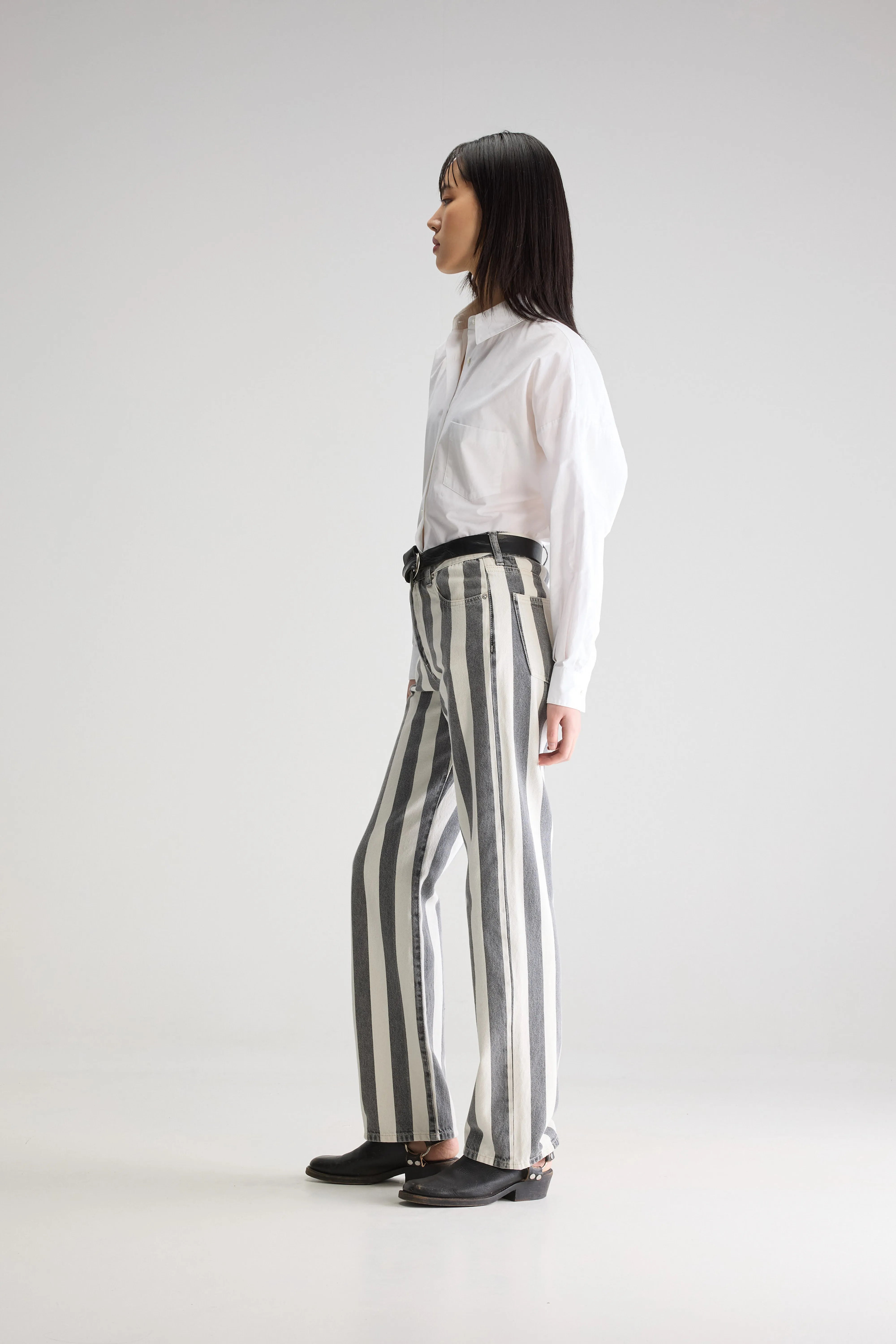 Denim N. 32 rechte jeans (251 / W / STRIPE A)