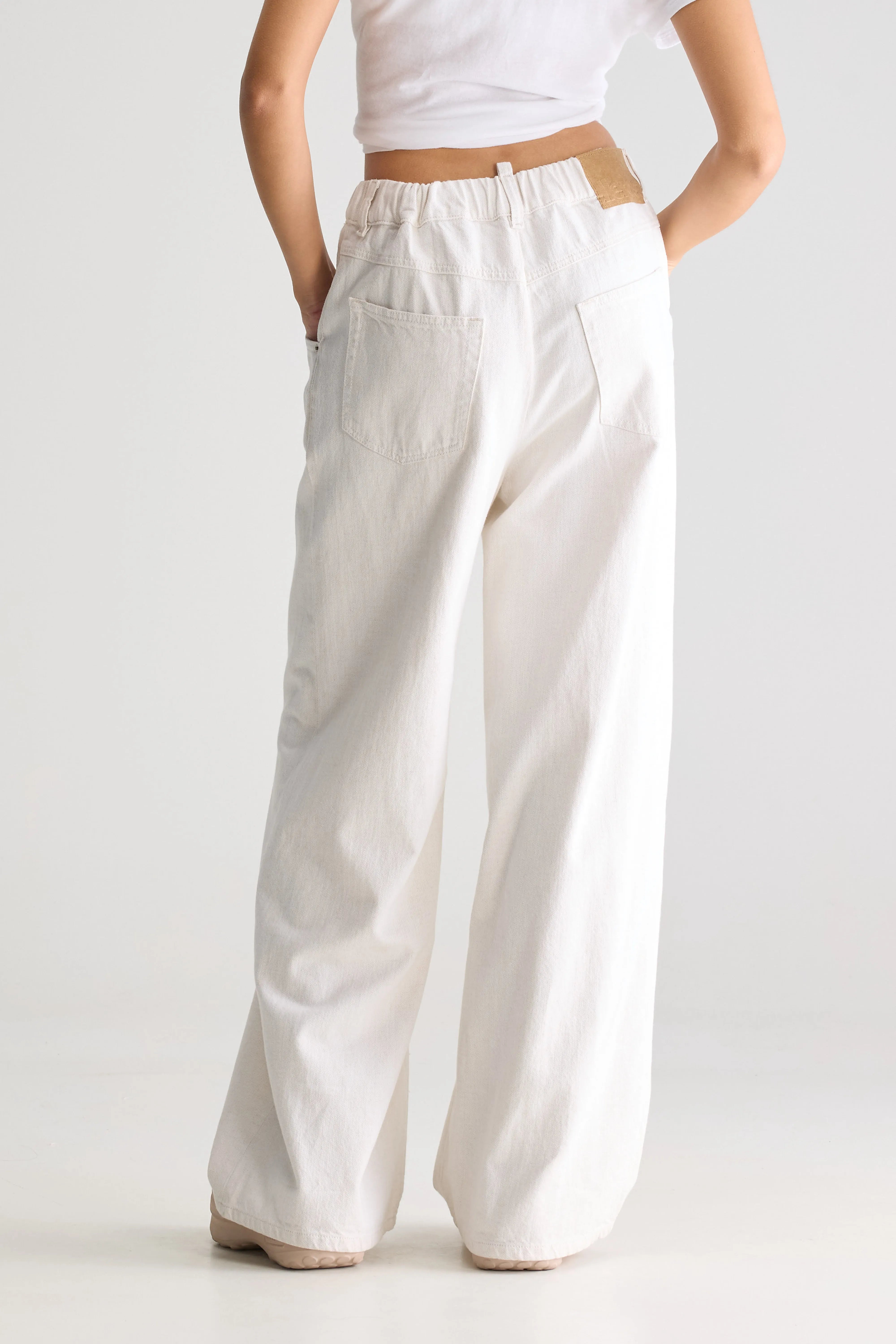 Galina wijde jeans (251 / W / VINTAGE WHITE)