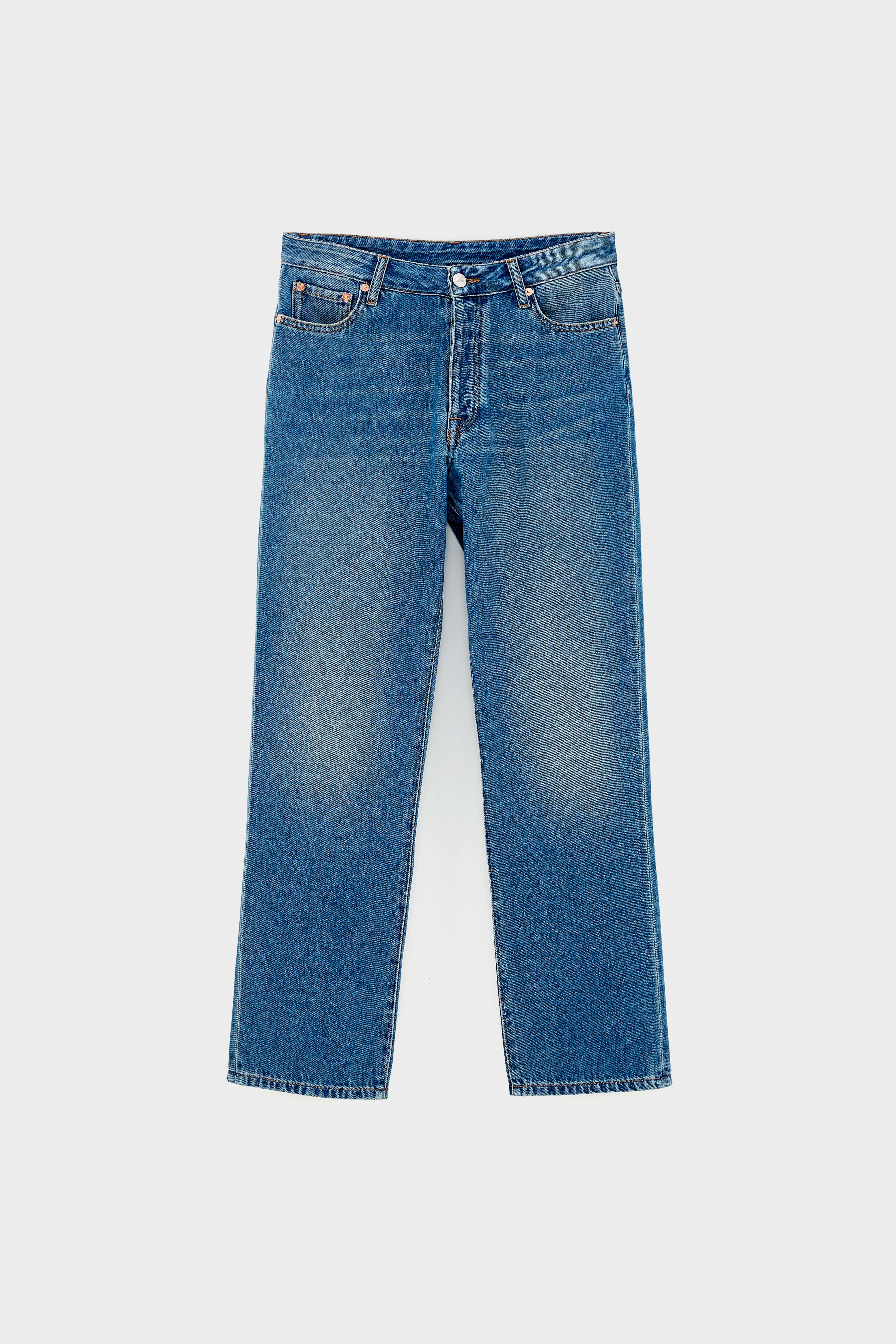 Denim N. 34 - Regular blauwe jeans (252 / W / USED MD BLUE)