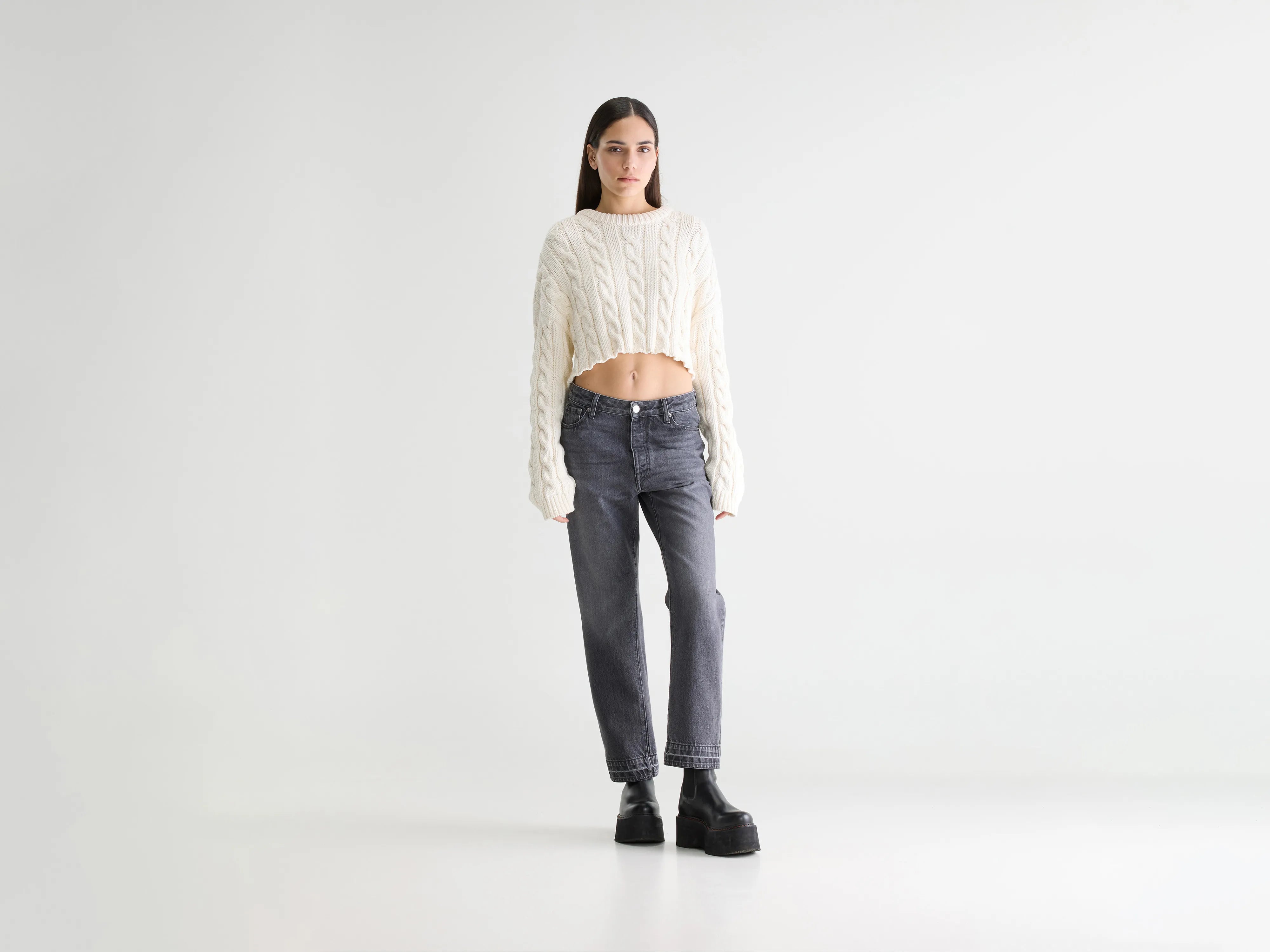 Denim N. 34 jean régulier (242 / W / USED BLACK)