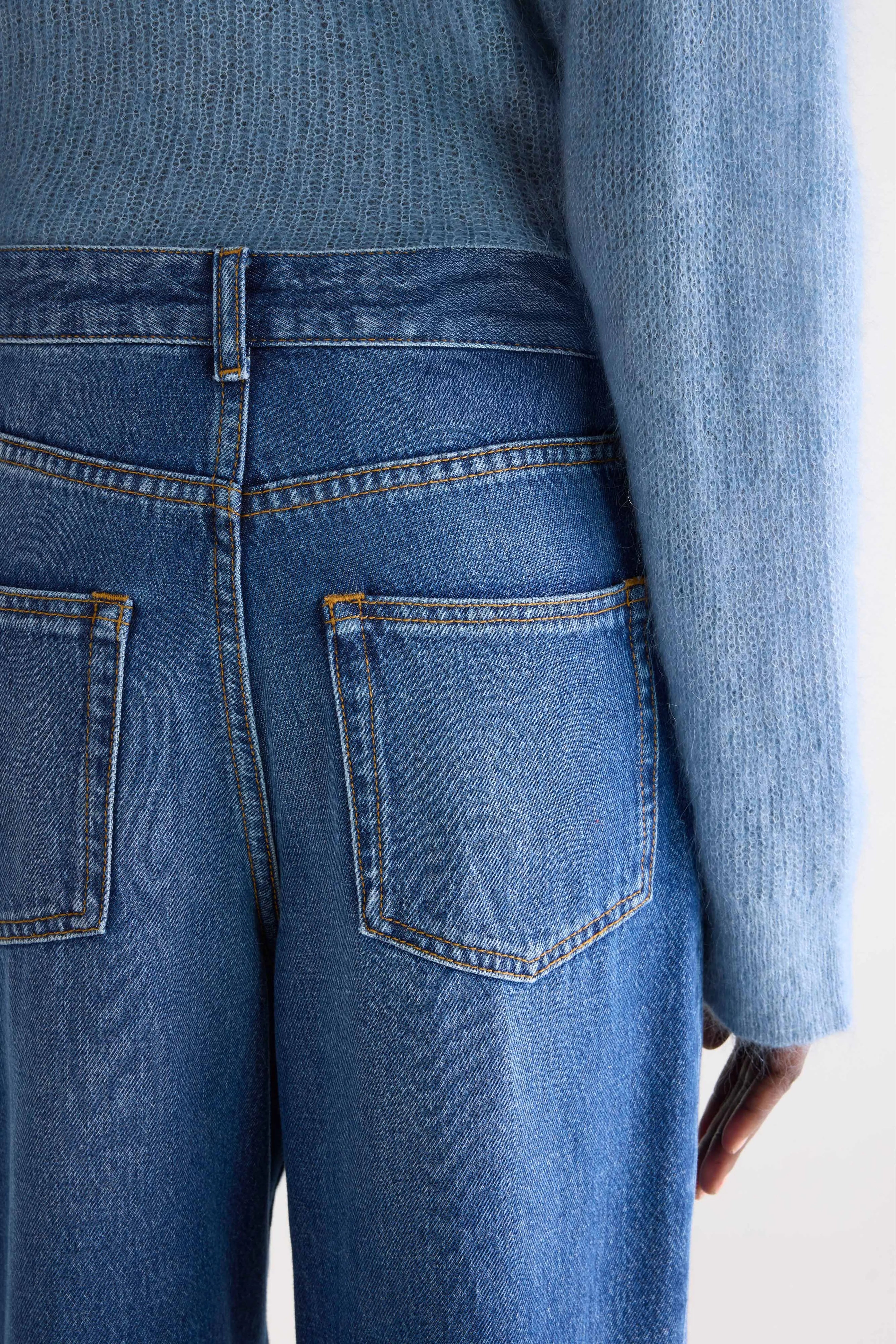 Denim N. 61 - Wide blue jeans (242 / W / STONE WASH)