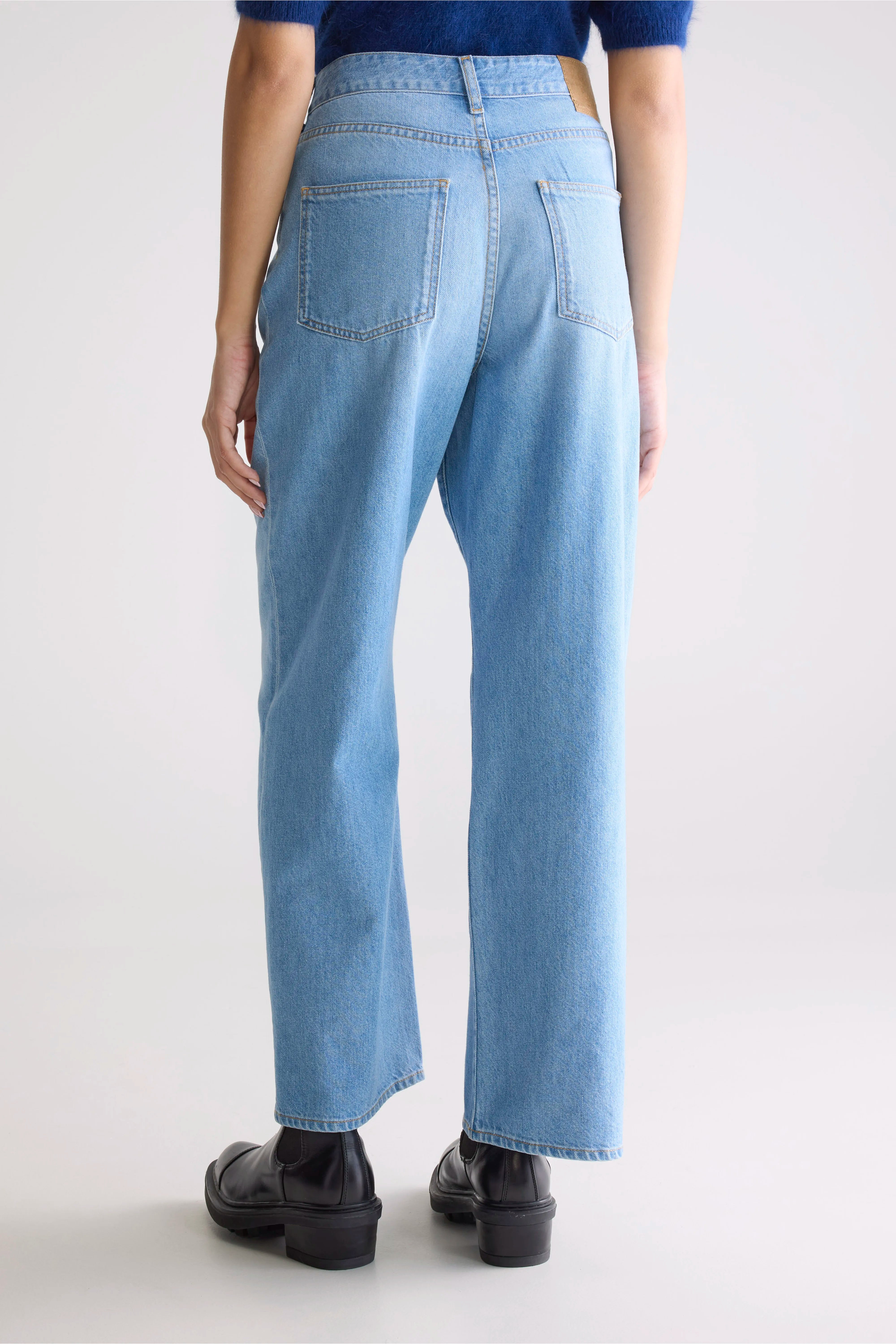 Denim N. 61 - Wijde lichtblauwe jeans (252 / W / VINTAGE LT BLUE)