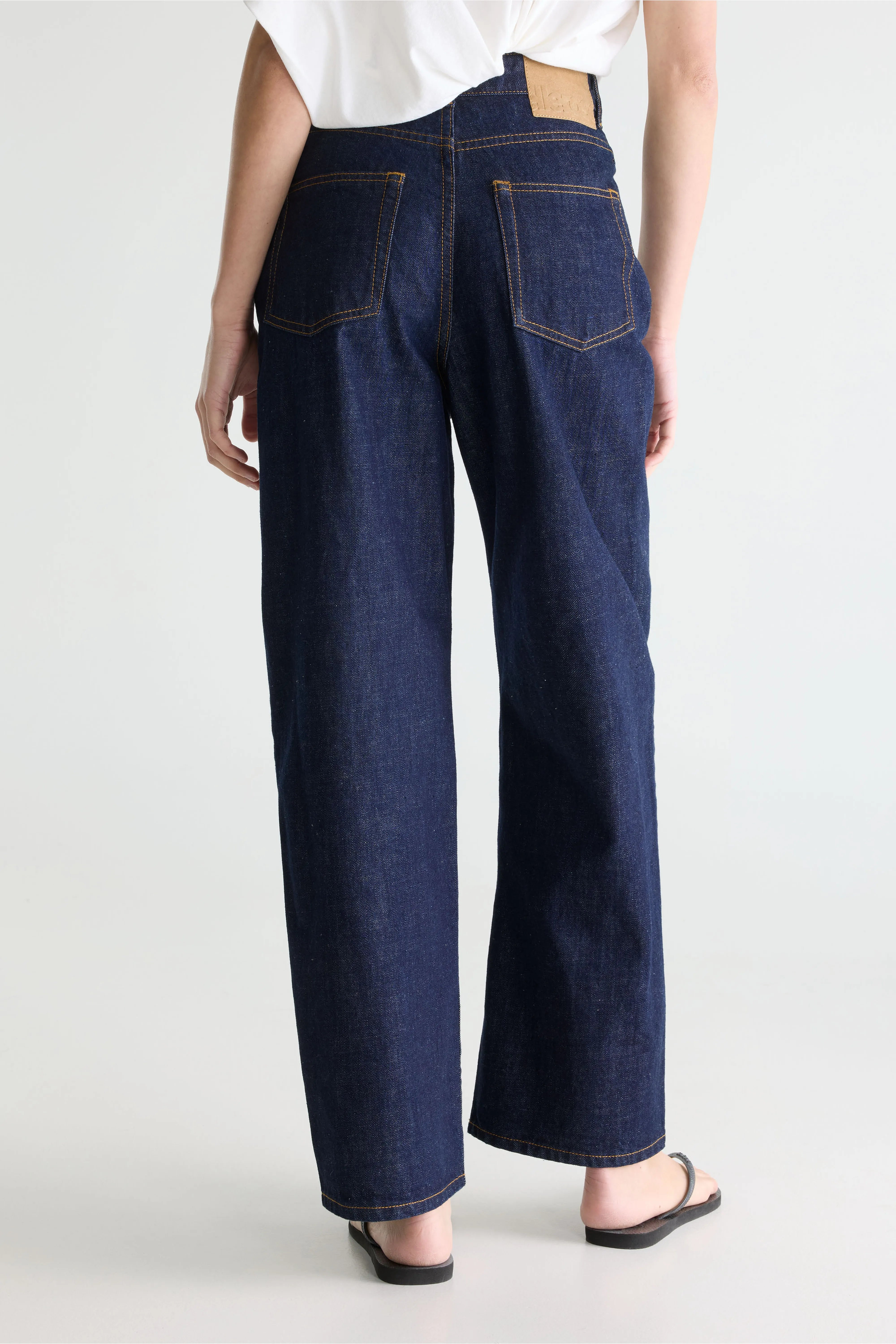 Denim N. 61 - Wijde blauwe jeans (252 / W / BLUE RINSE)