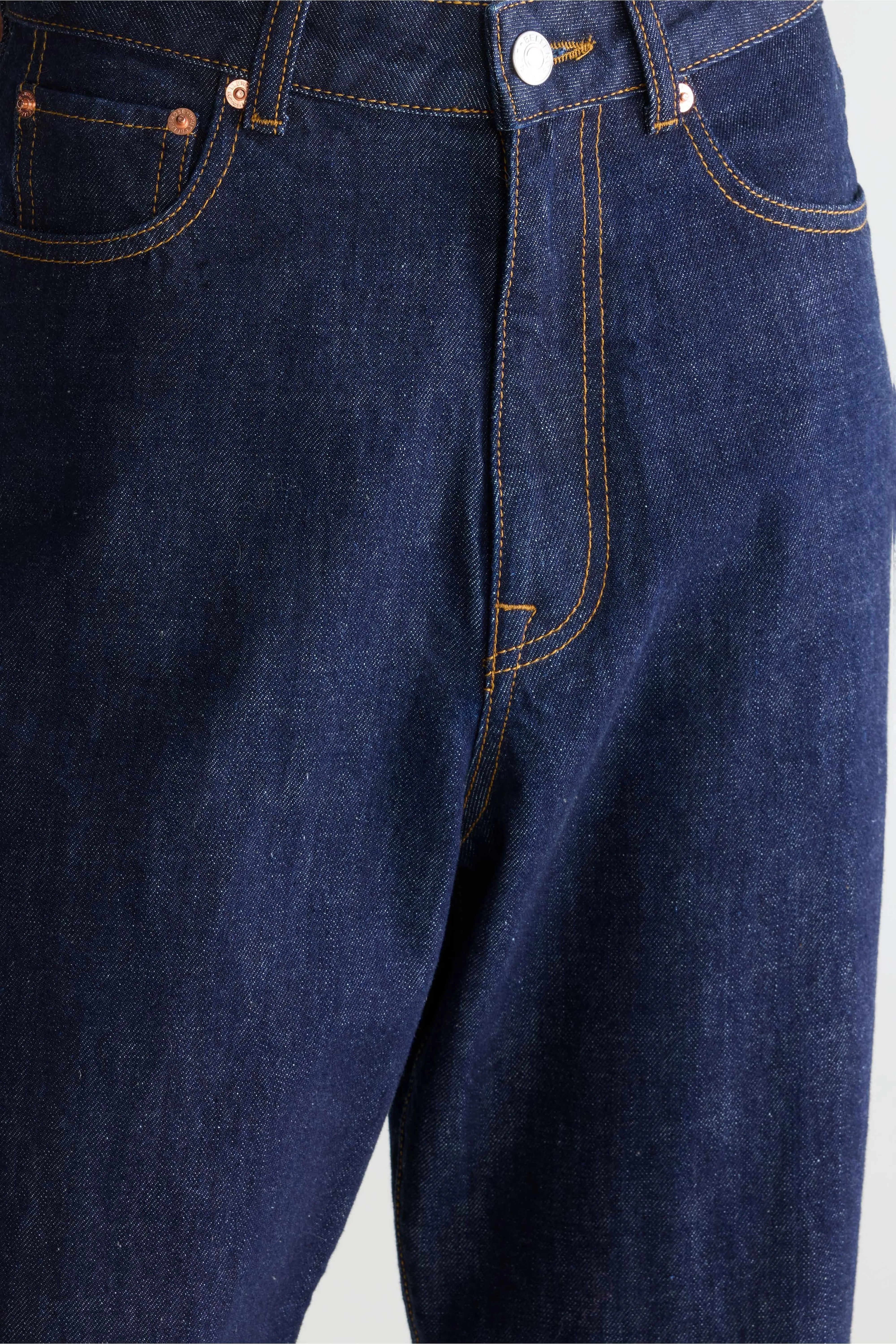 Denim N. 61 - Wijde blauwe jeans (252 / W / BLUE RINSE)
