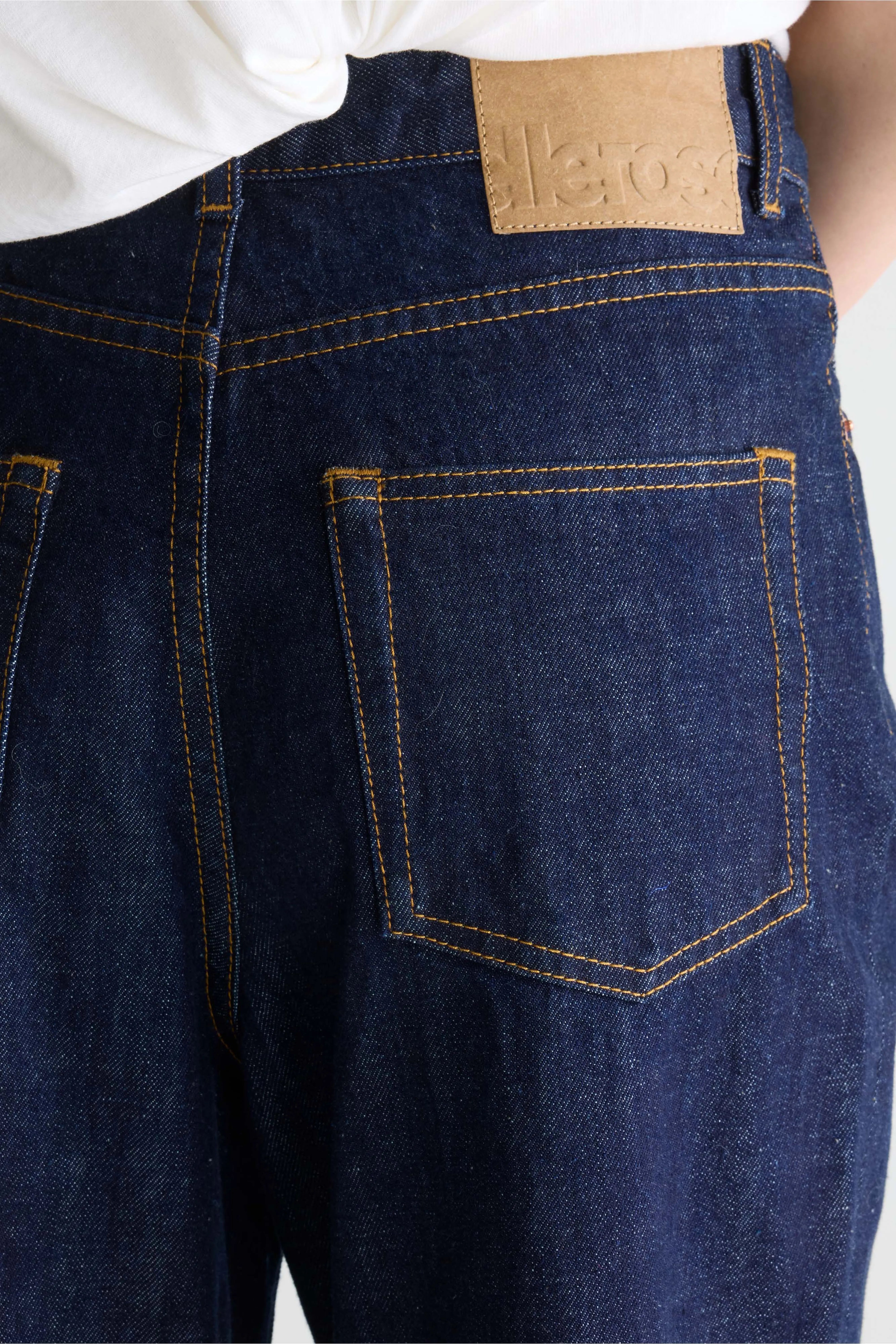 Denim N. 61 - Wijde blauwe jeans (252 / W / BLUE RINSE)