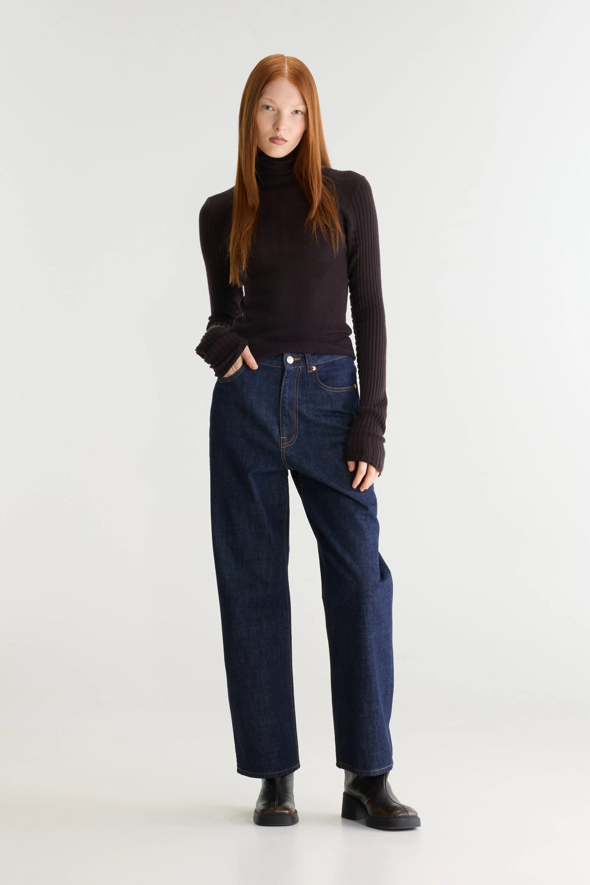 Jean Large - Denim N. 61 - Blue rinse Pour Femme | Bellerose
