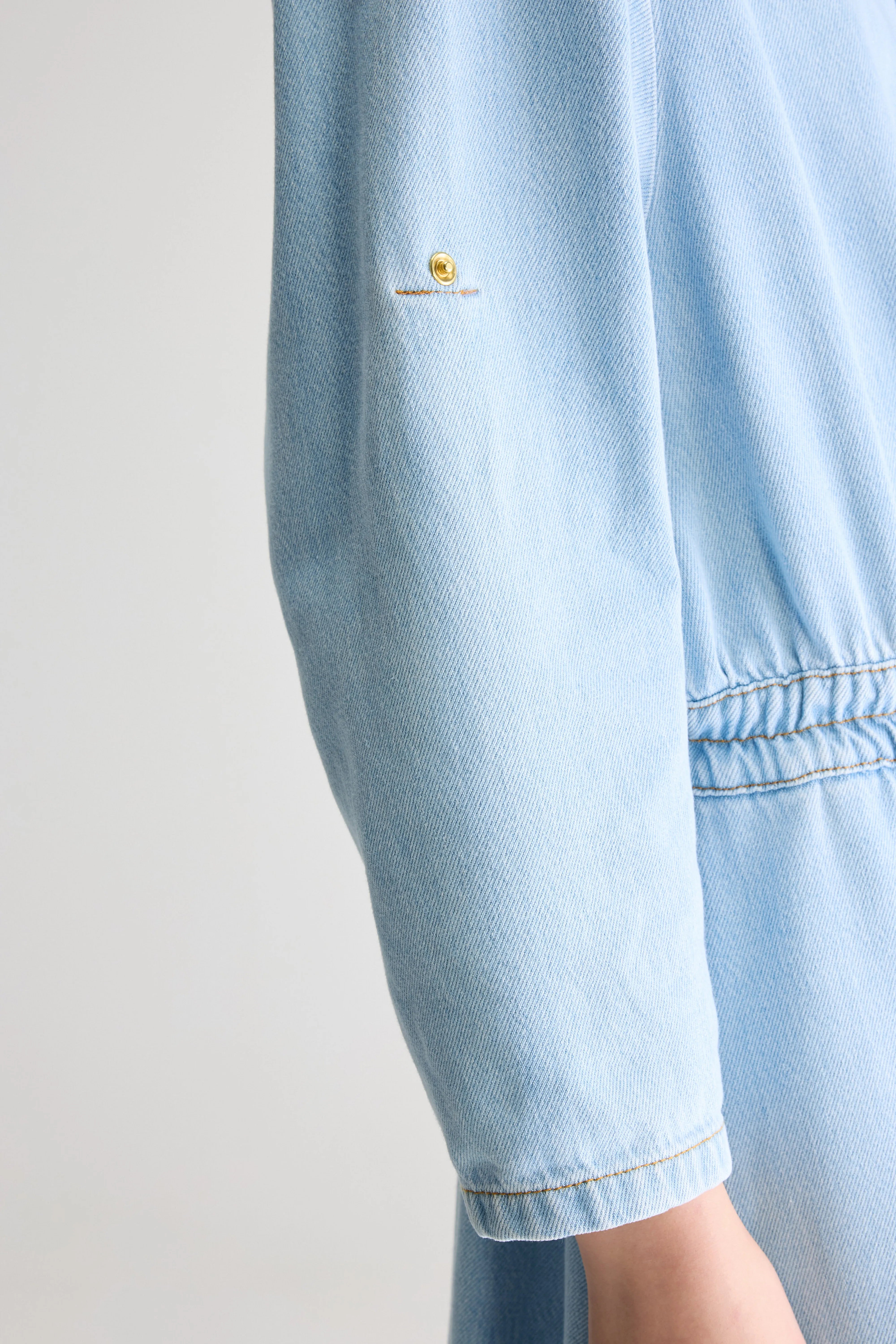 Pakita denim midi dress (251 / W / LT BLUE BLEACH)