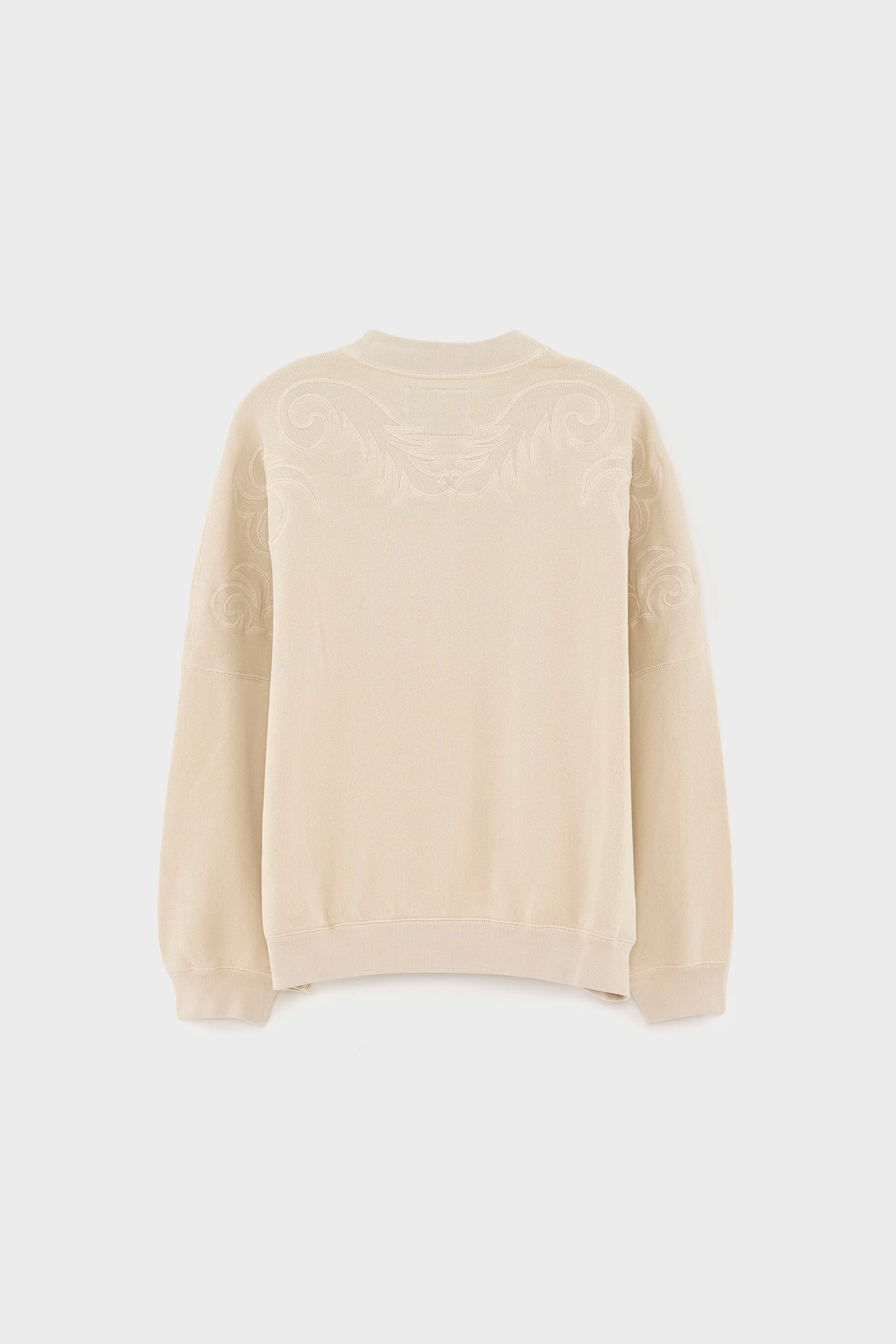 Sweatshirt col rond Flipo (251 / W / CHALK)