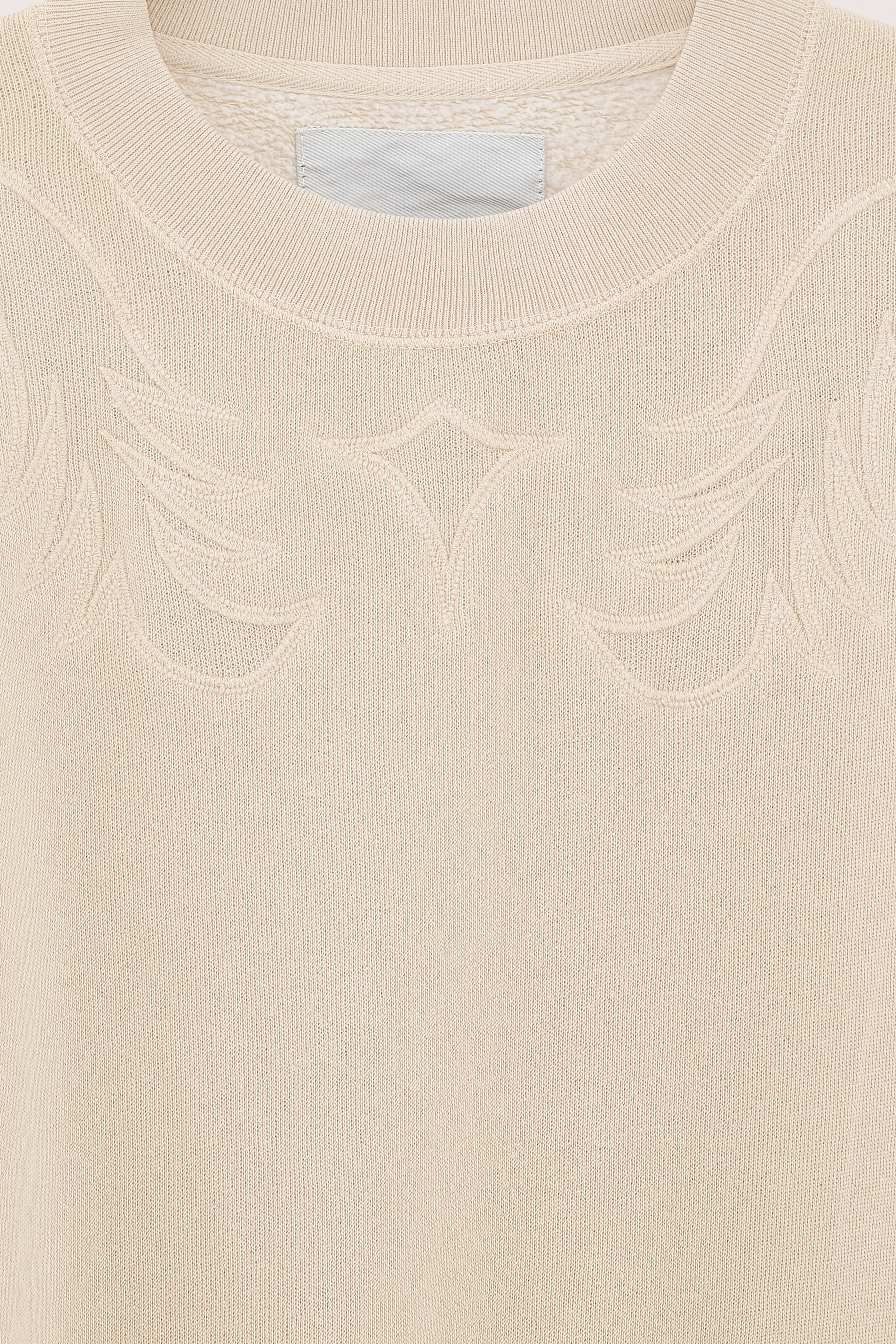 Sweatshirt col rond Flipo (251 / W / CHALK)