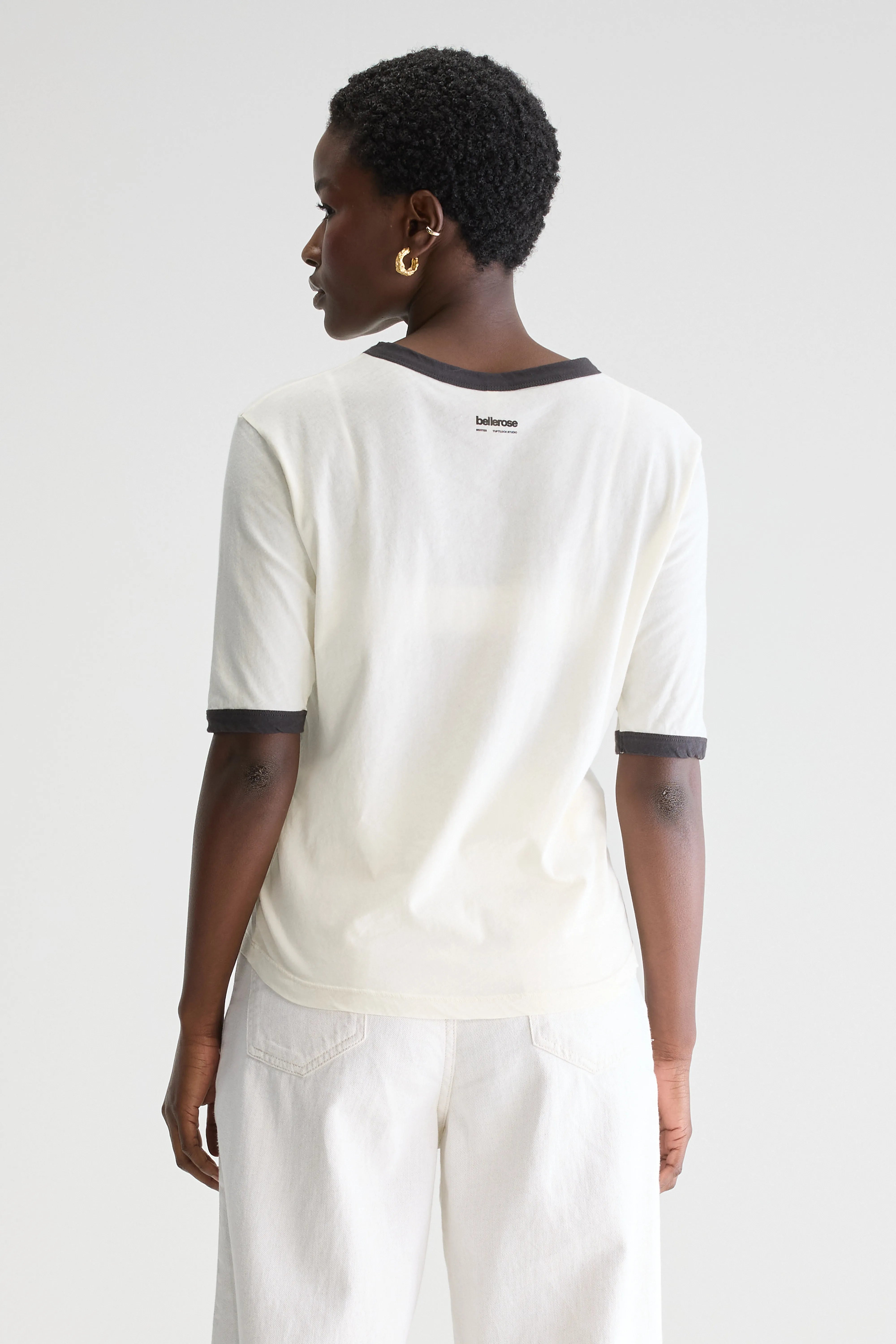 Cosmos slim fit t-shirt (251 / W / ECRU)