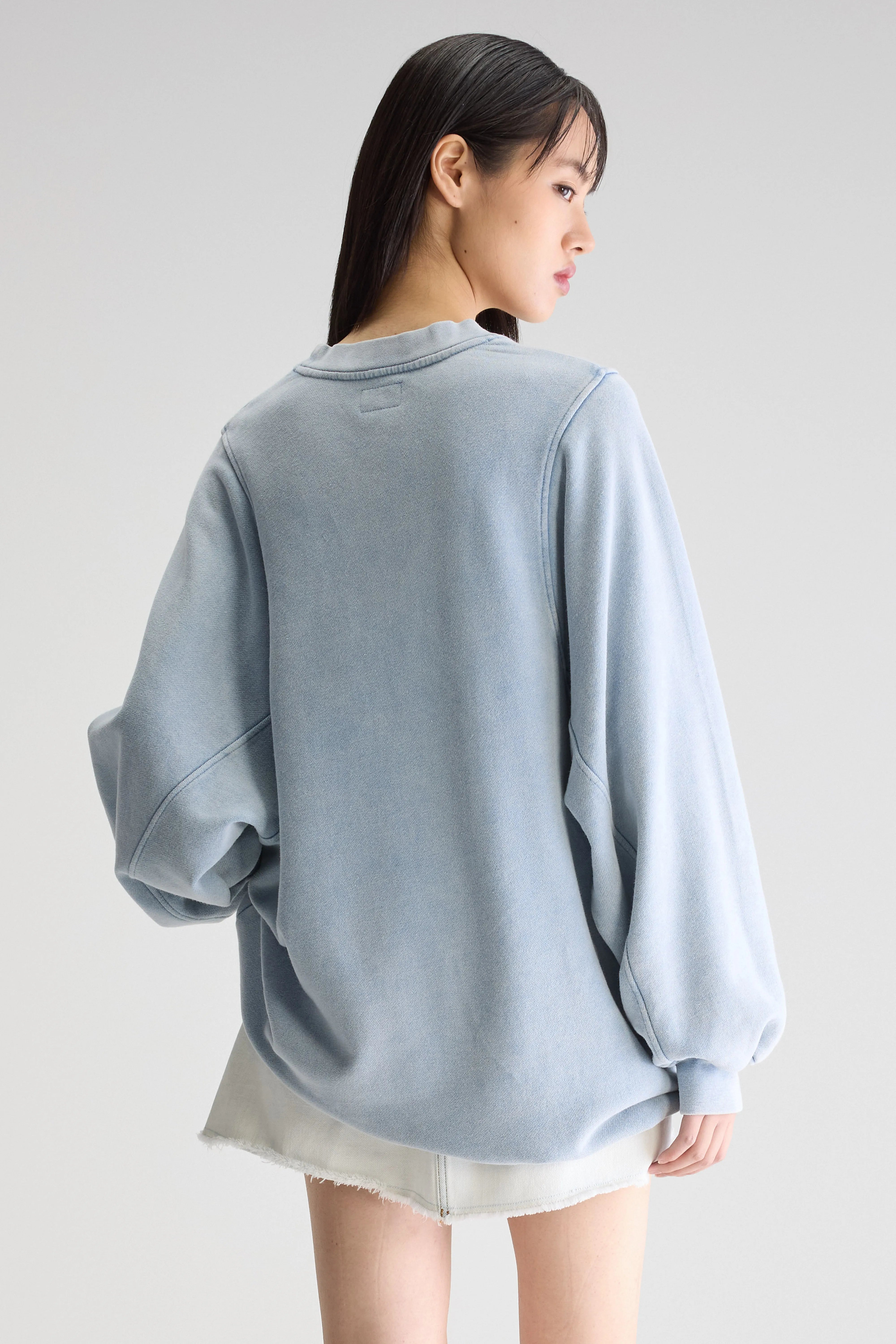 Filos sweatshirt jurk (251 / W / DENIM)