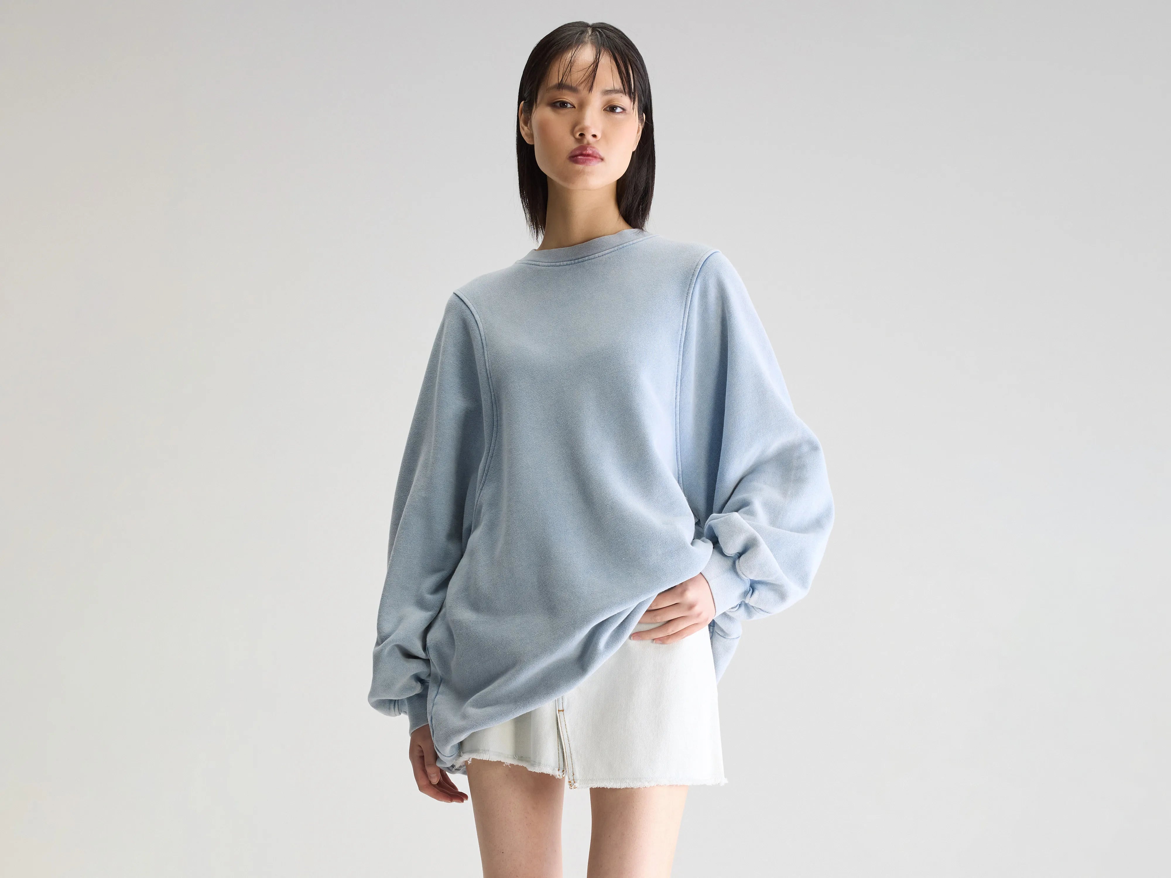 Filos sweatshirt jurk (251 / W / DENIM)