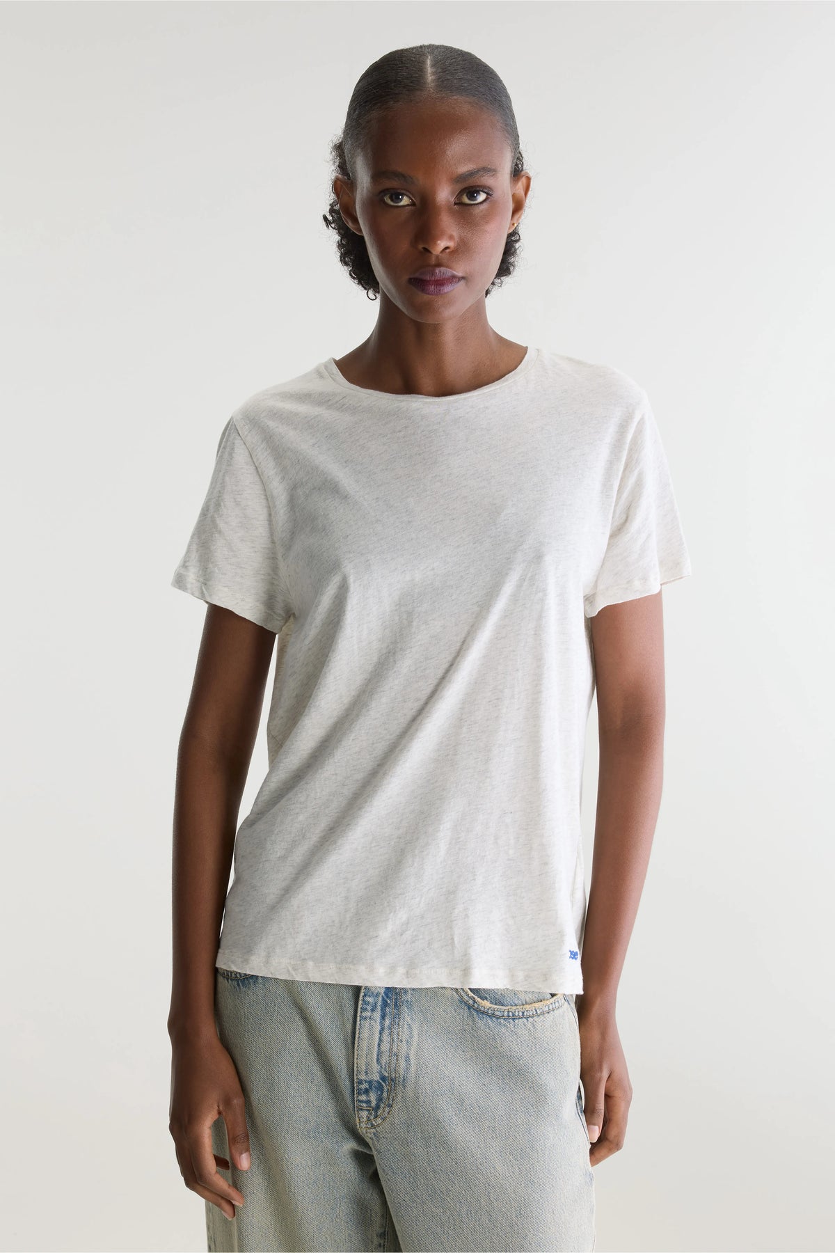 Covi t-shirt met korte mouwen (242 / W / OYSTER)