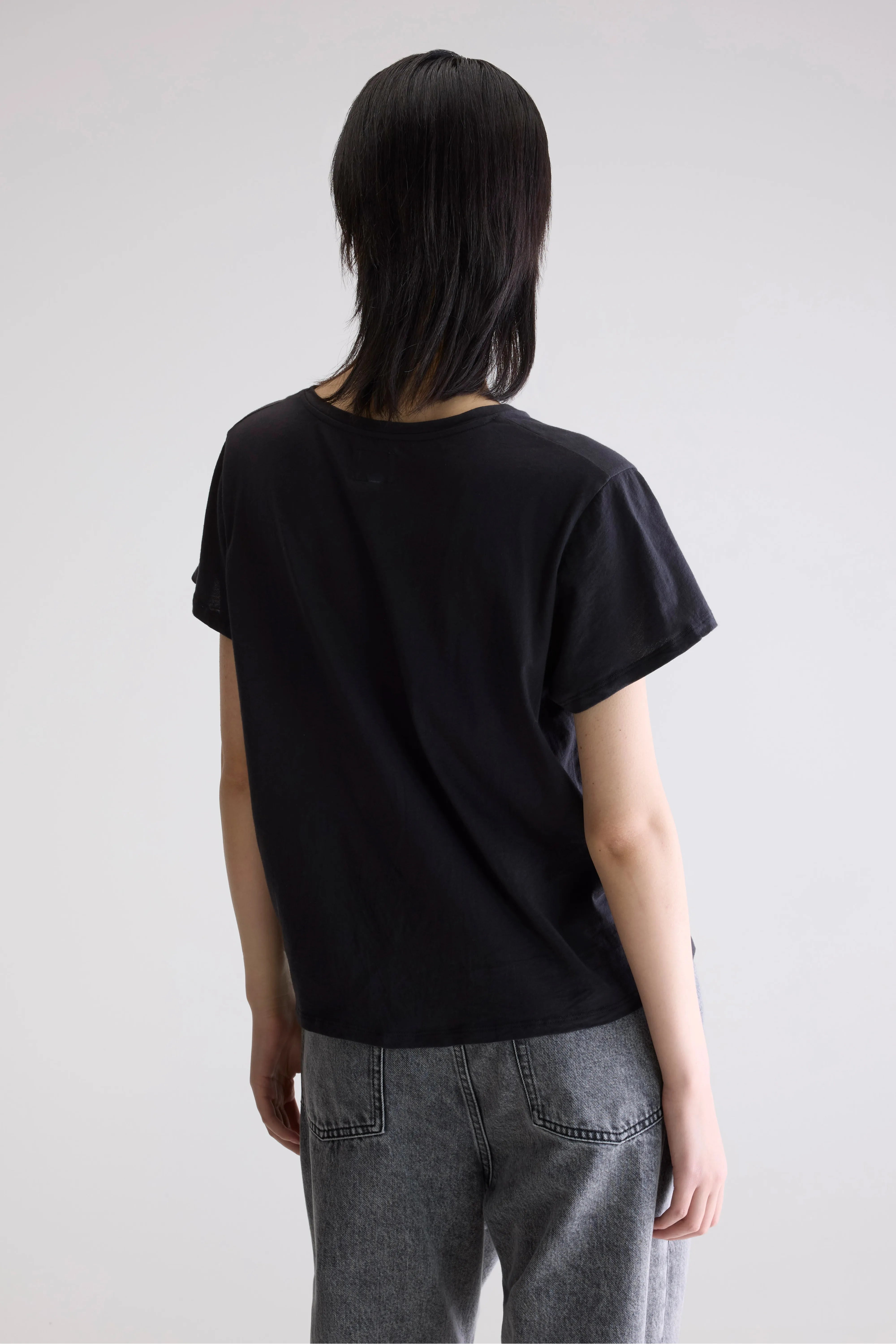 Covi zwart t-shirt met korte mouwen (242 / W / OFF BLACK)