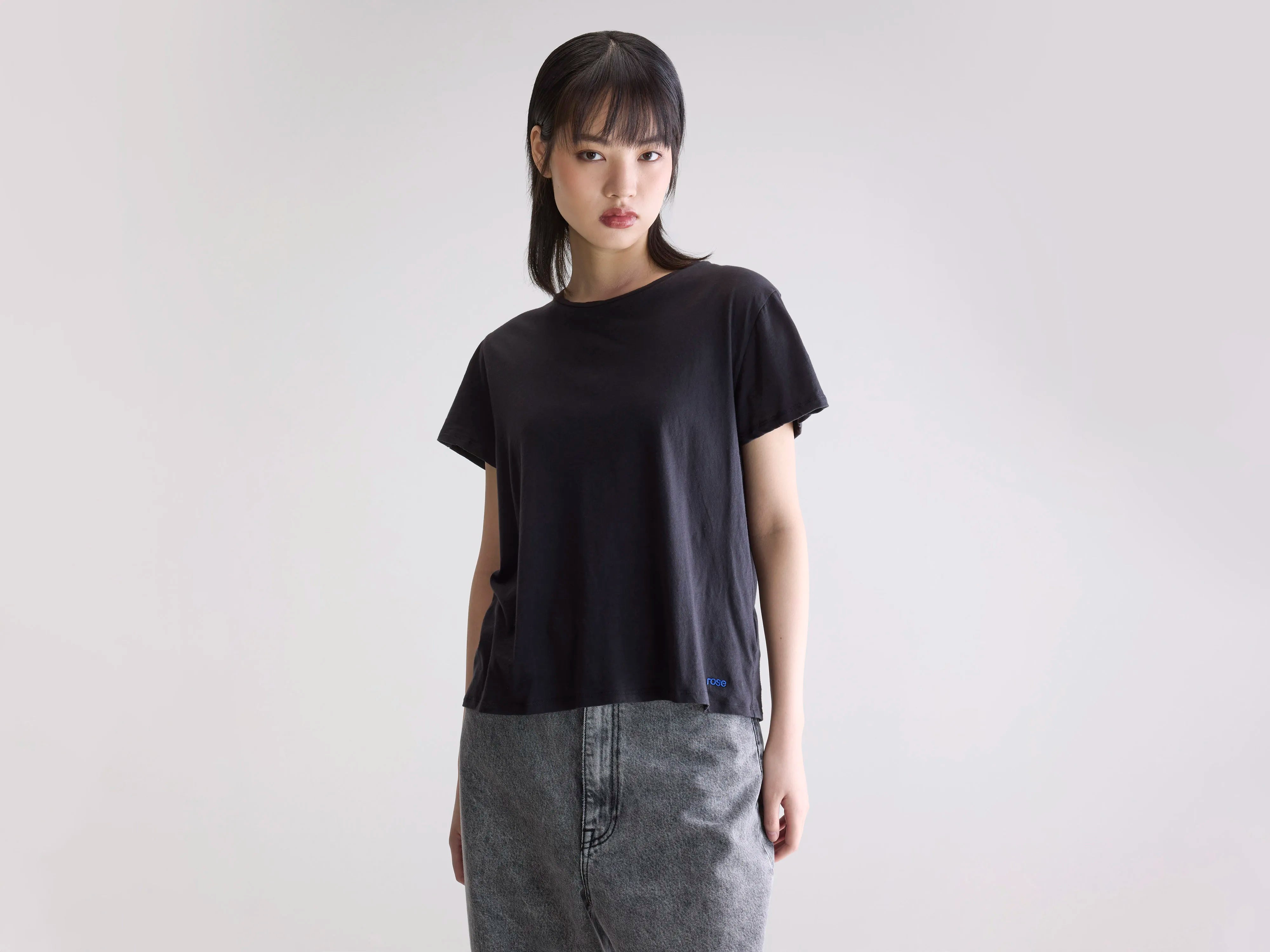 Covi zwart t-shirt met korte mouwen (242 / W / OFF BLACK)