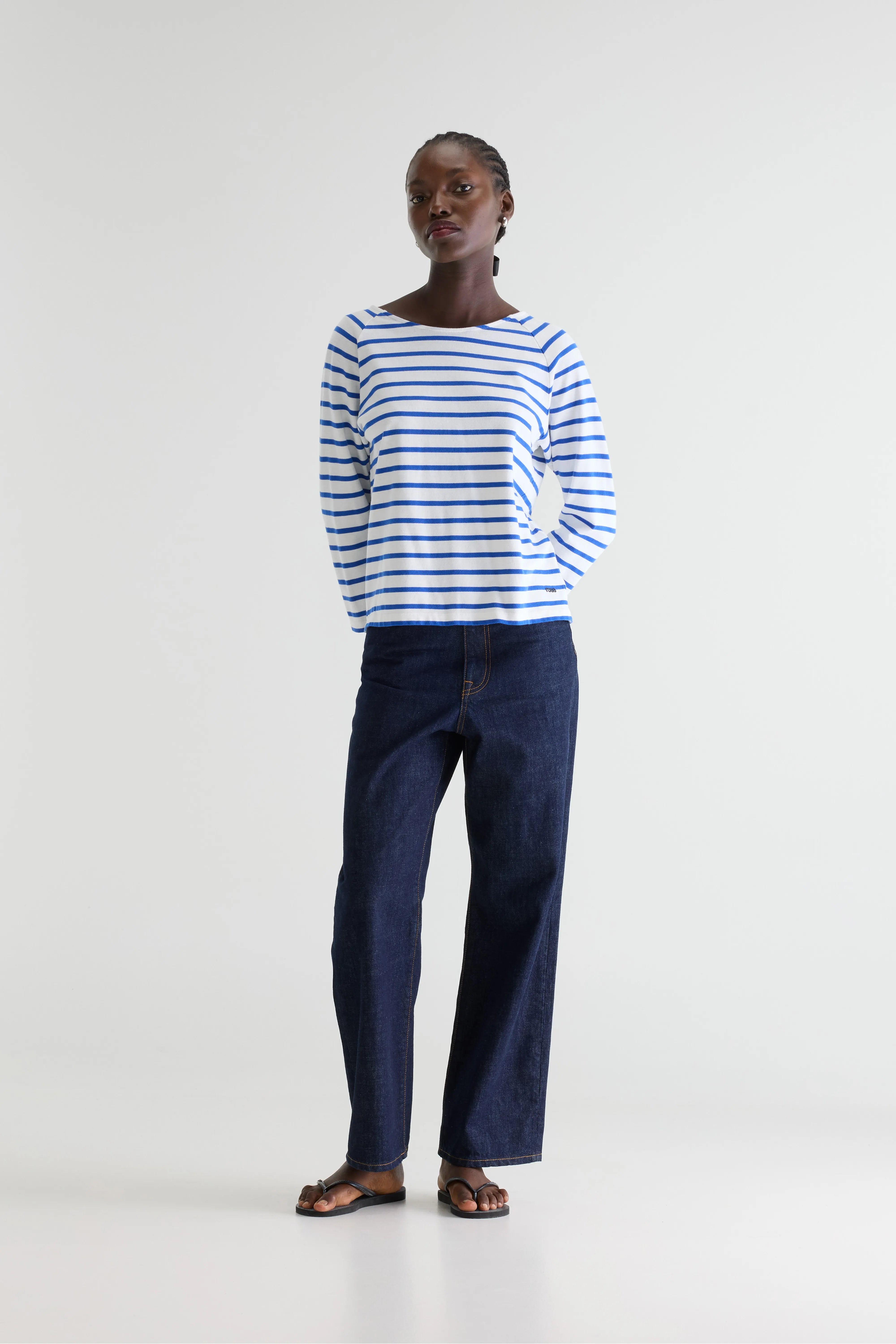 T-shirt col rond Maow (242 / W / STRIPE C)