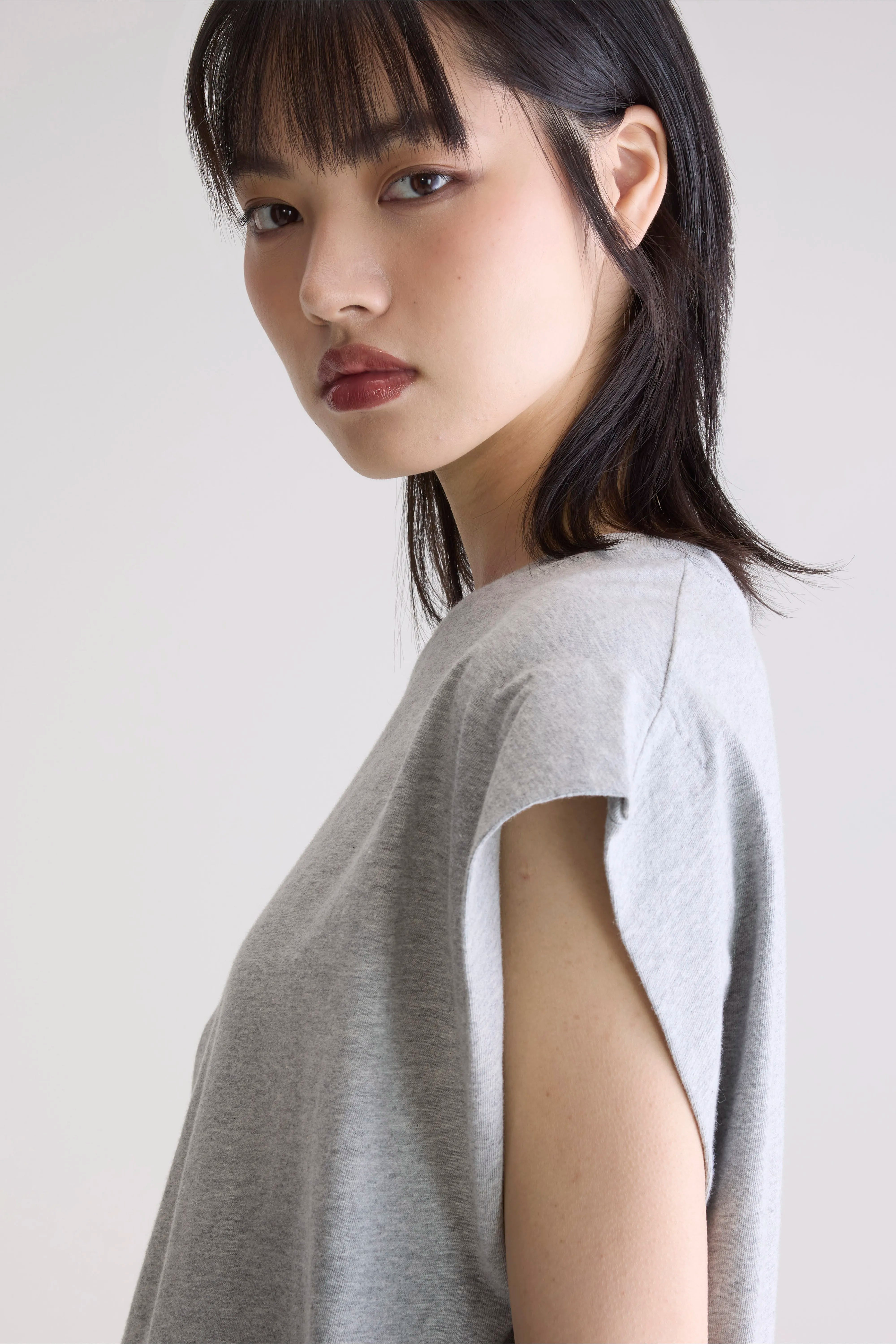 T-shirt col rond Vice (252 / W / H. GREY)