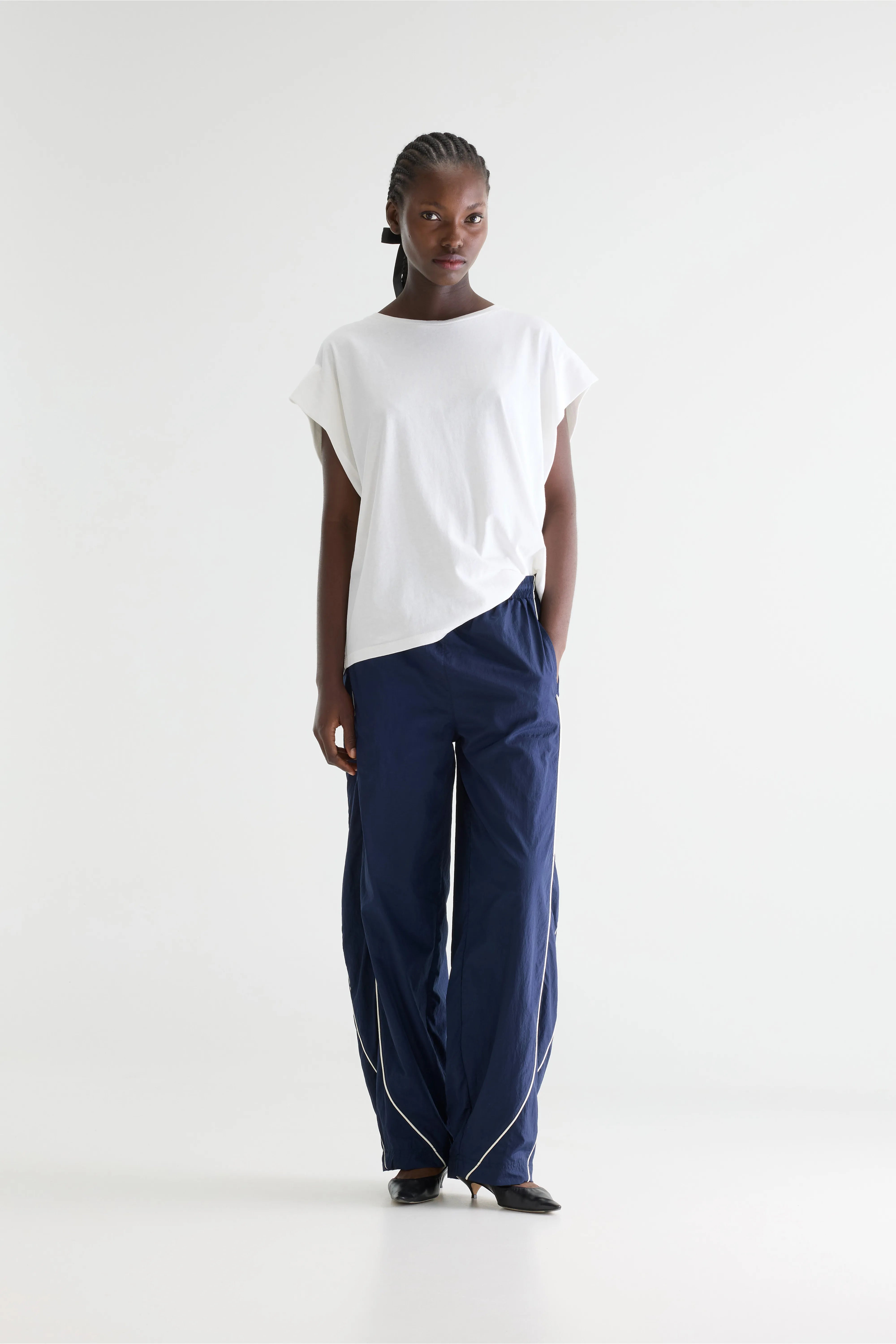 T-shirt blanc col rond Vice (252 / W / CASPER)
