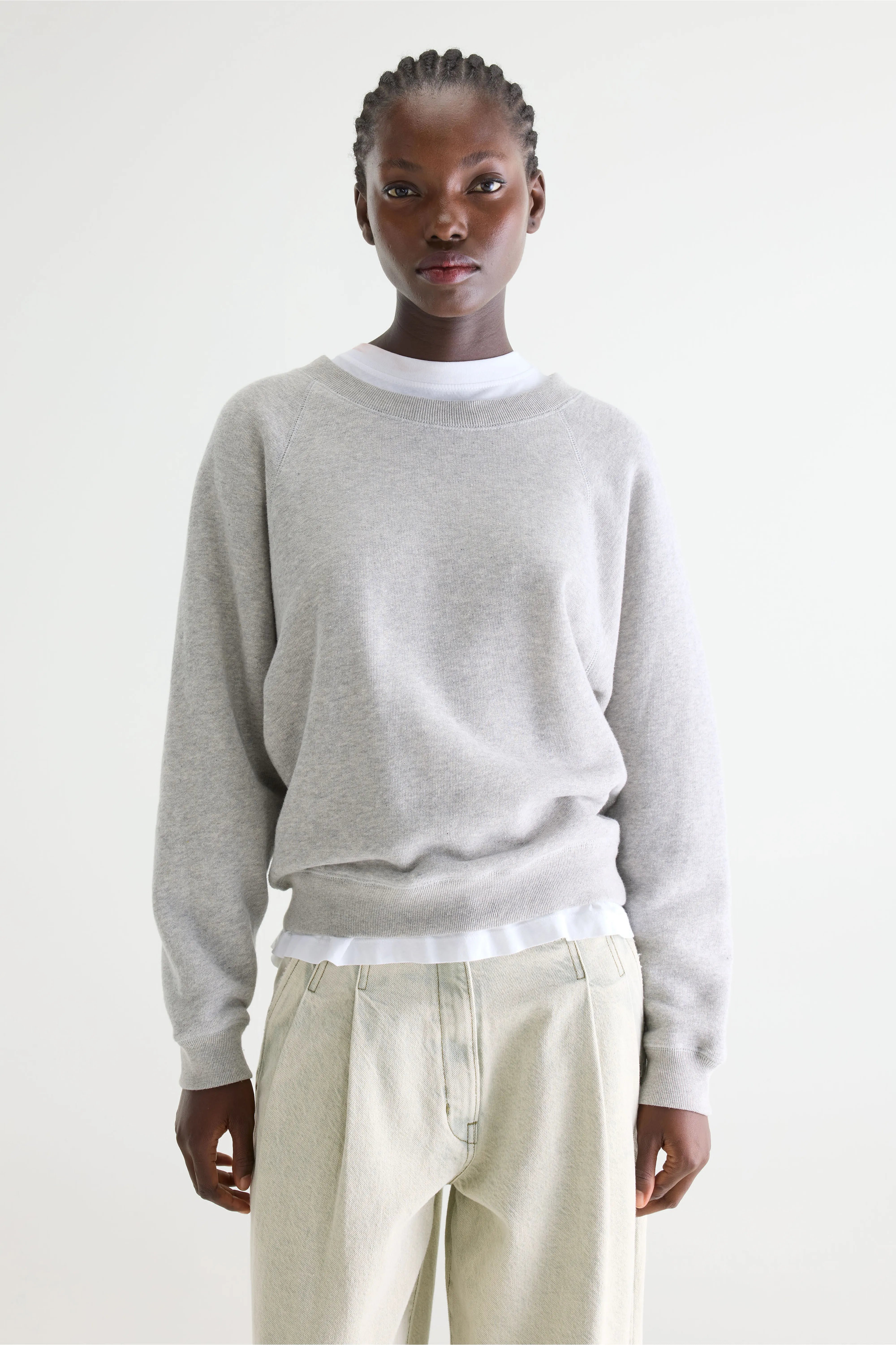 Fella relaxte sweatshirt (252 / W / H. GREY)