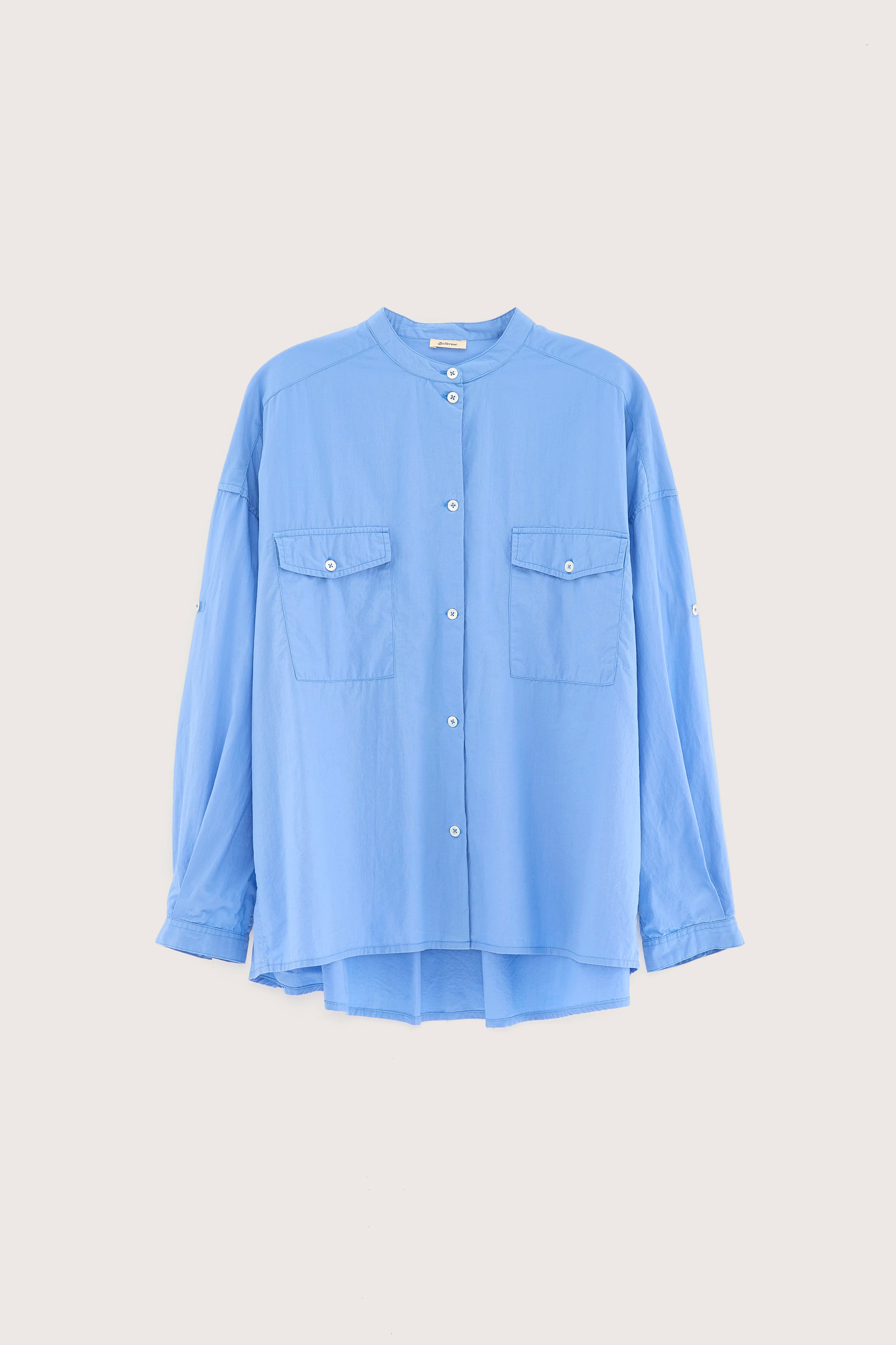 Ketty popeline hemd (251 / W / BLUE SHIRT)
