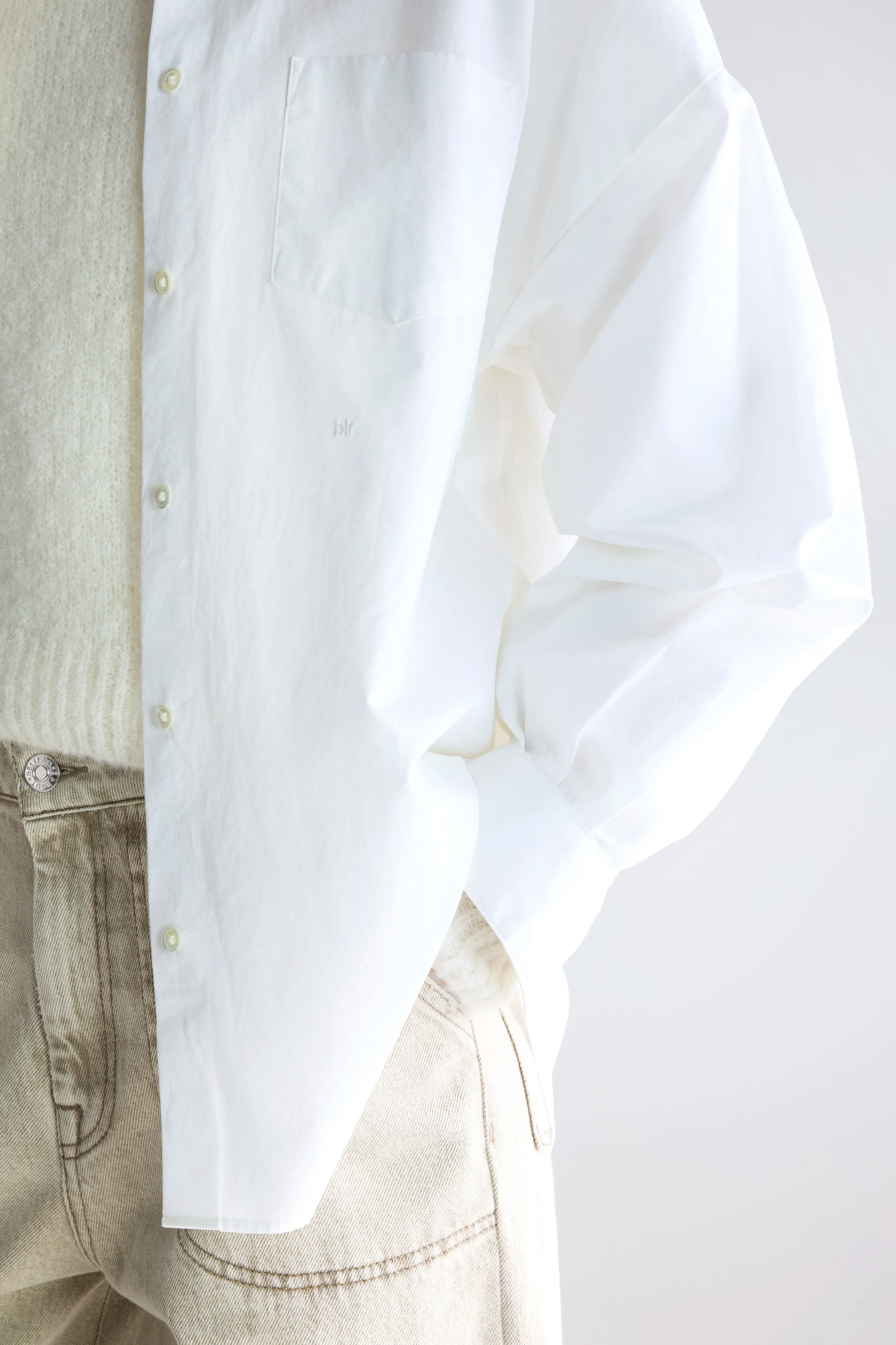 Giorgia poplin shirt (252 / W / WHITE)