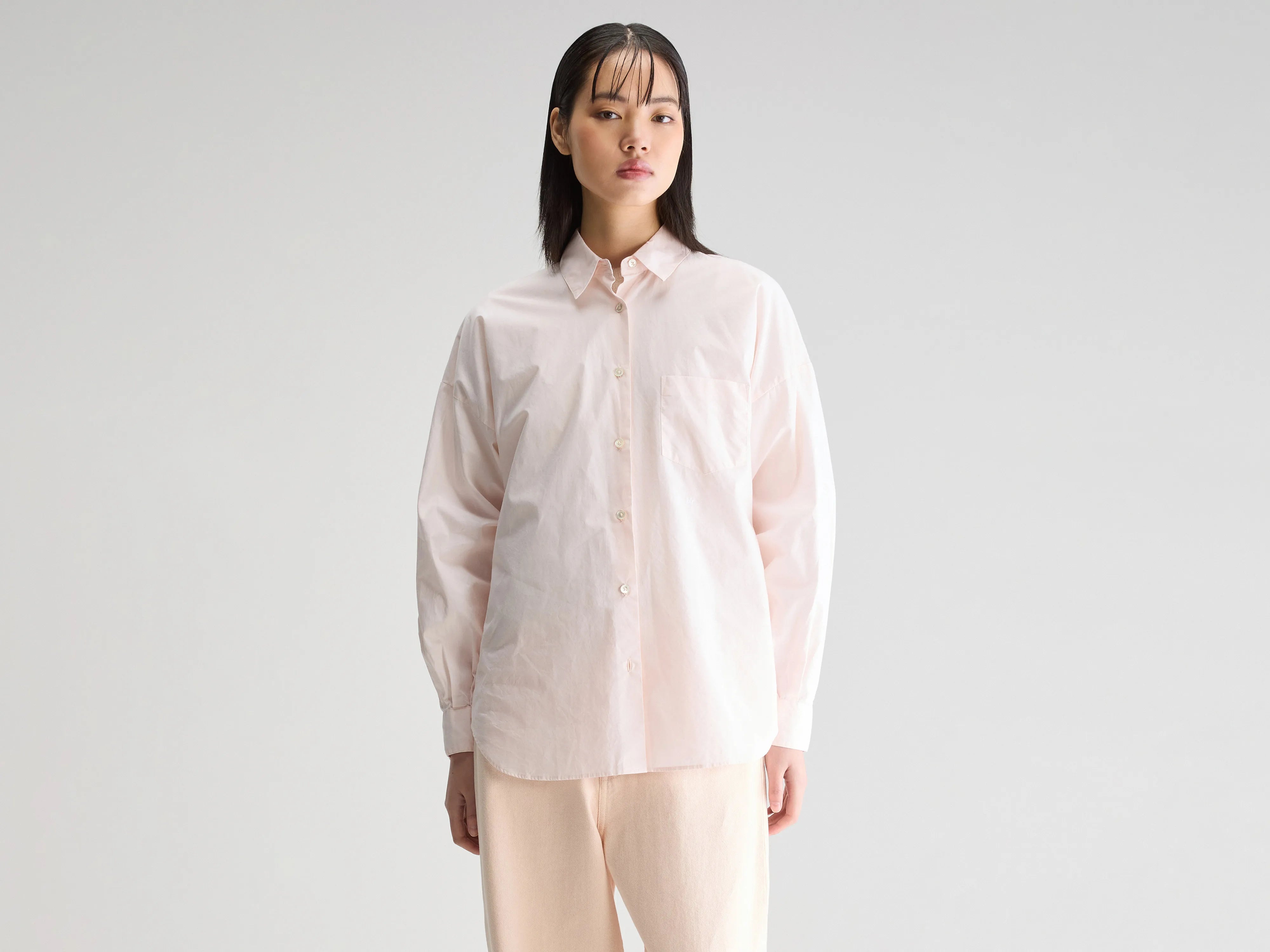 Giorgia popeline hemd (251 / W / STRIPE C)