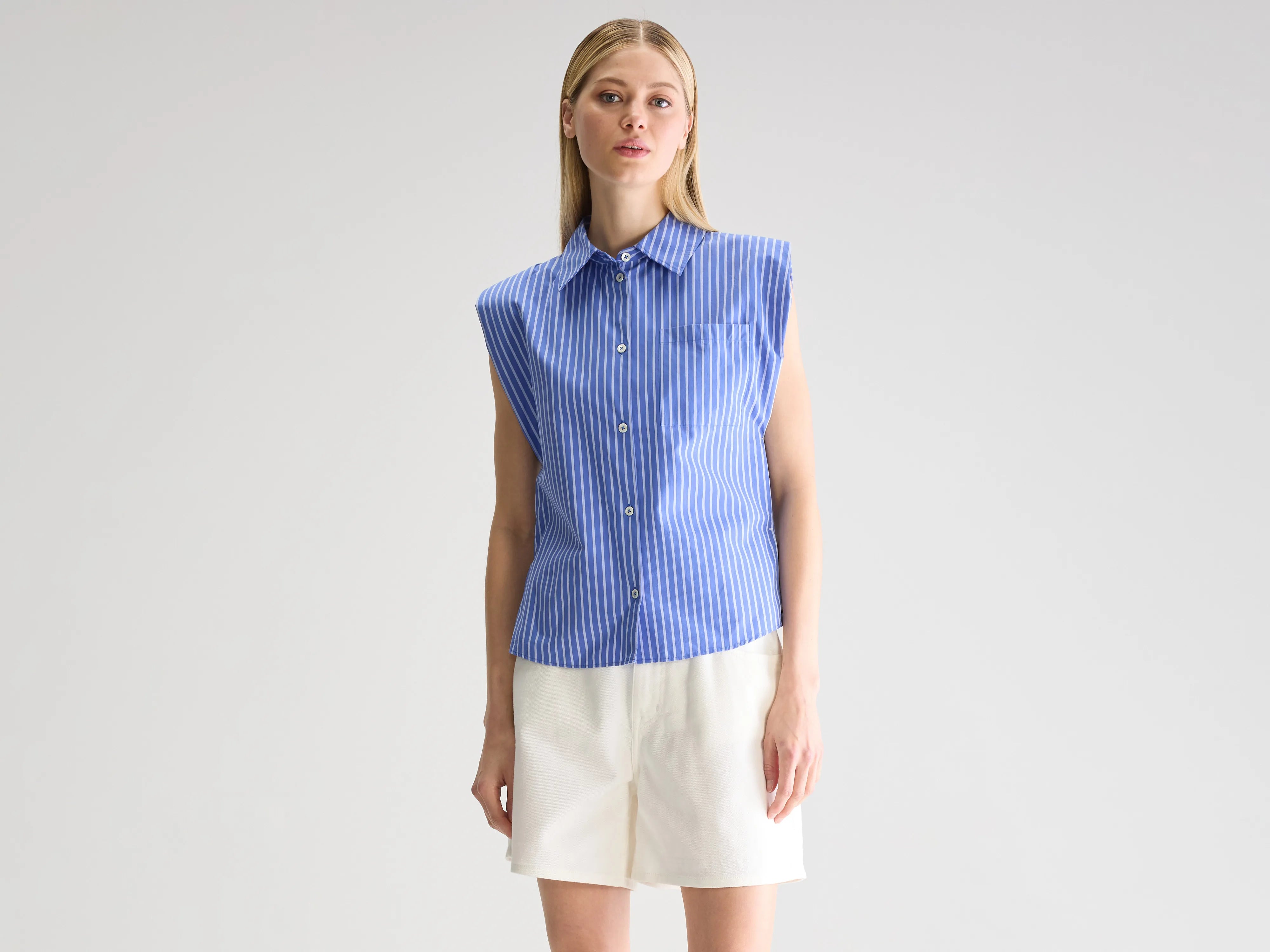 Galice mouwloos hemd (251 / W / STRIPE S)