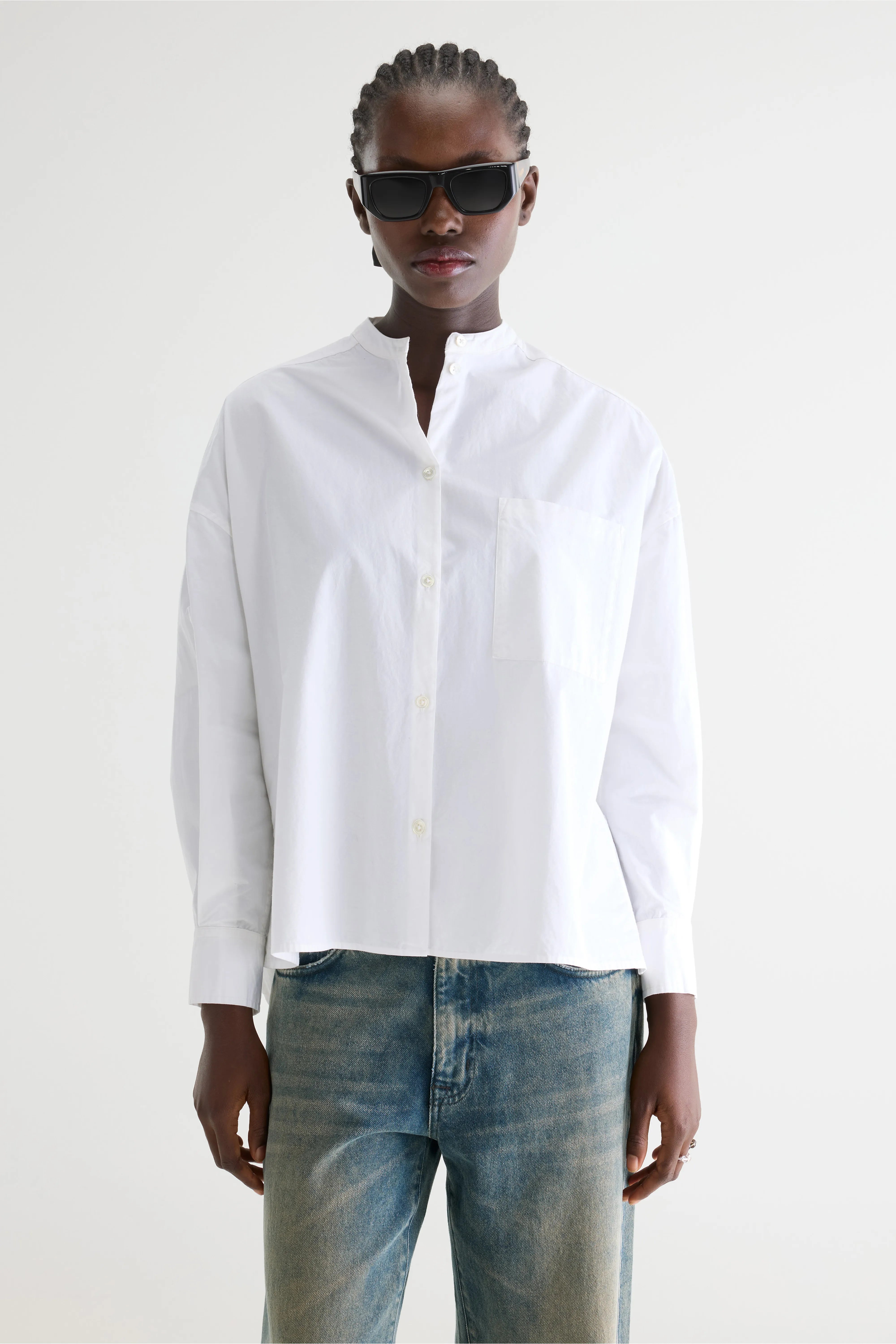 Gorky white poplin shirt (252 / W / WHITE)