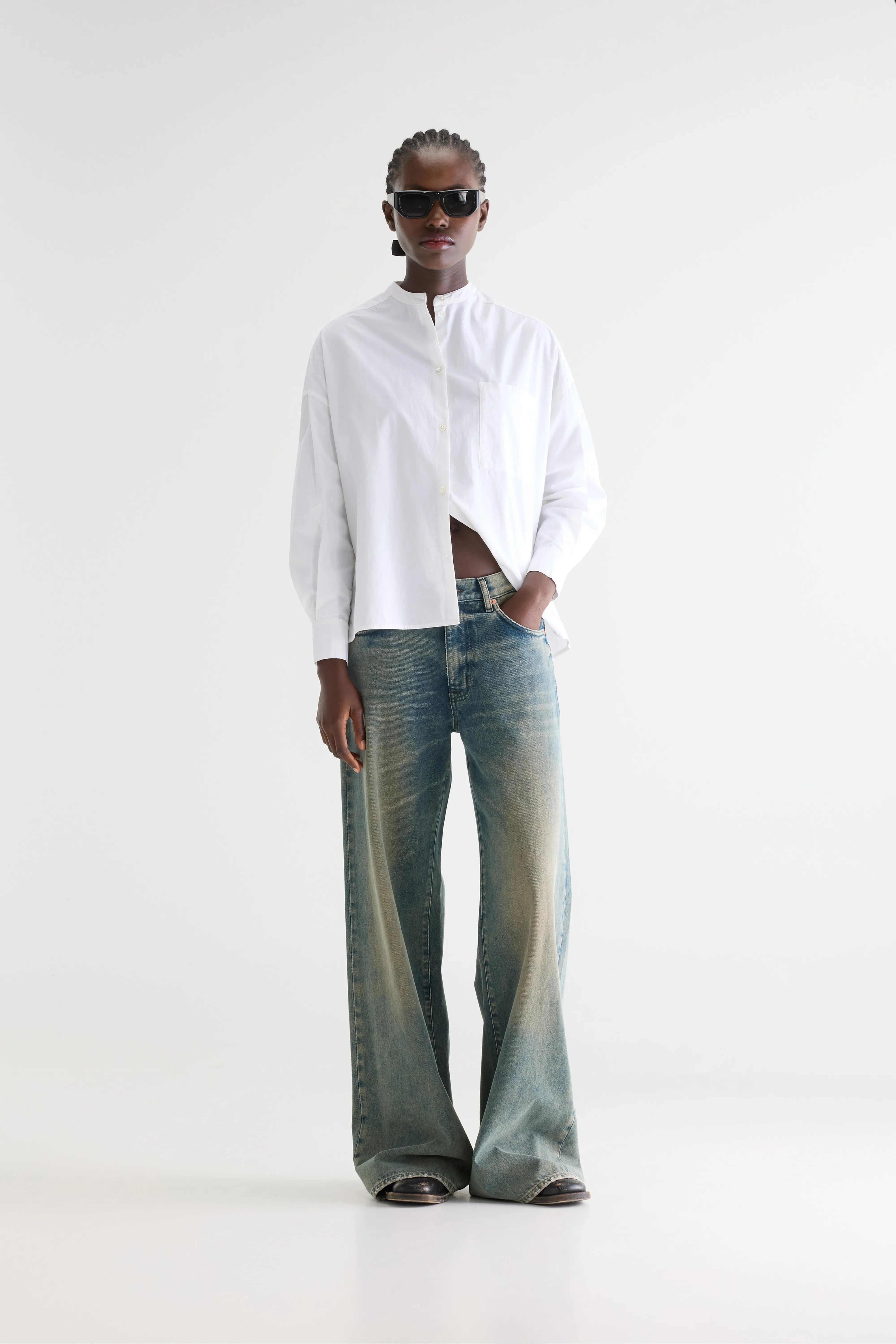 Gorky white poplin shirt (252 / W / WHITE)