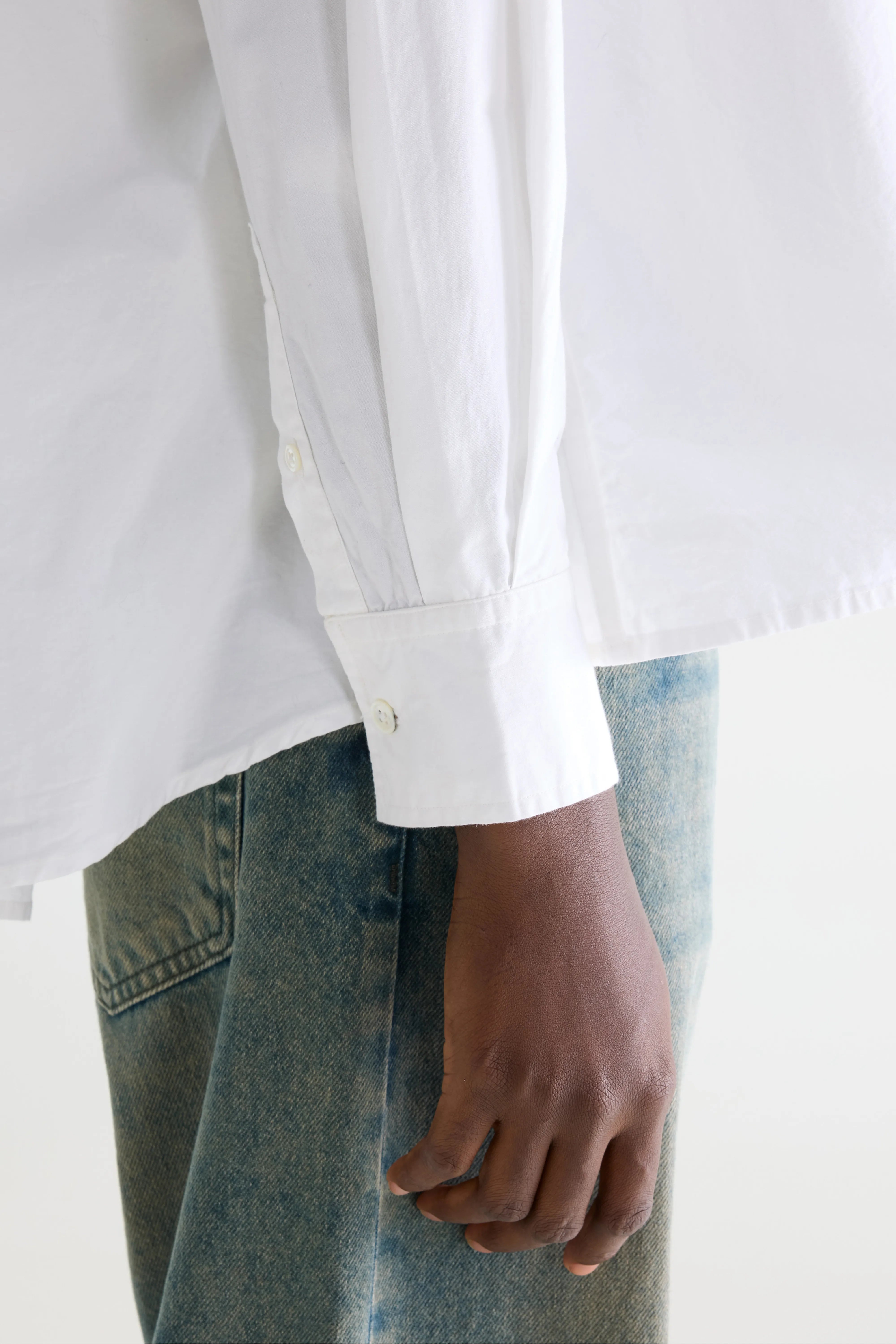 Gorky white poplin shirt (252 / W / WHITE)