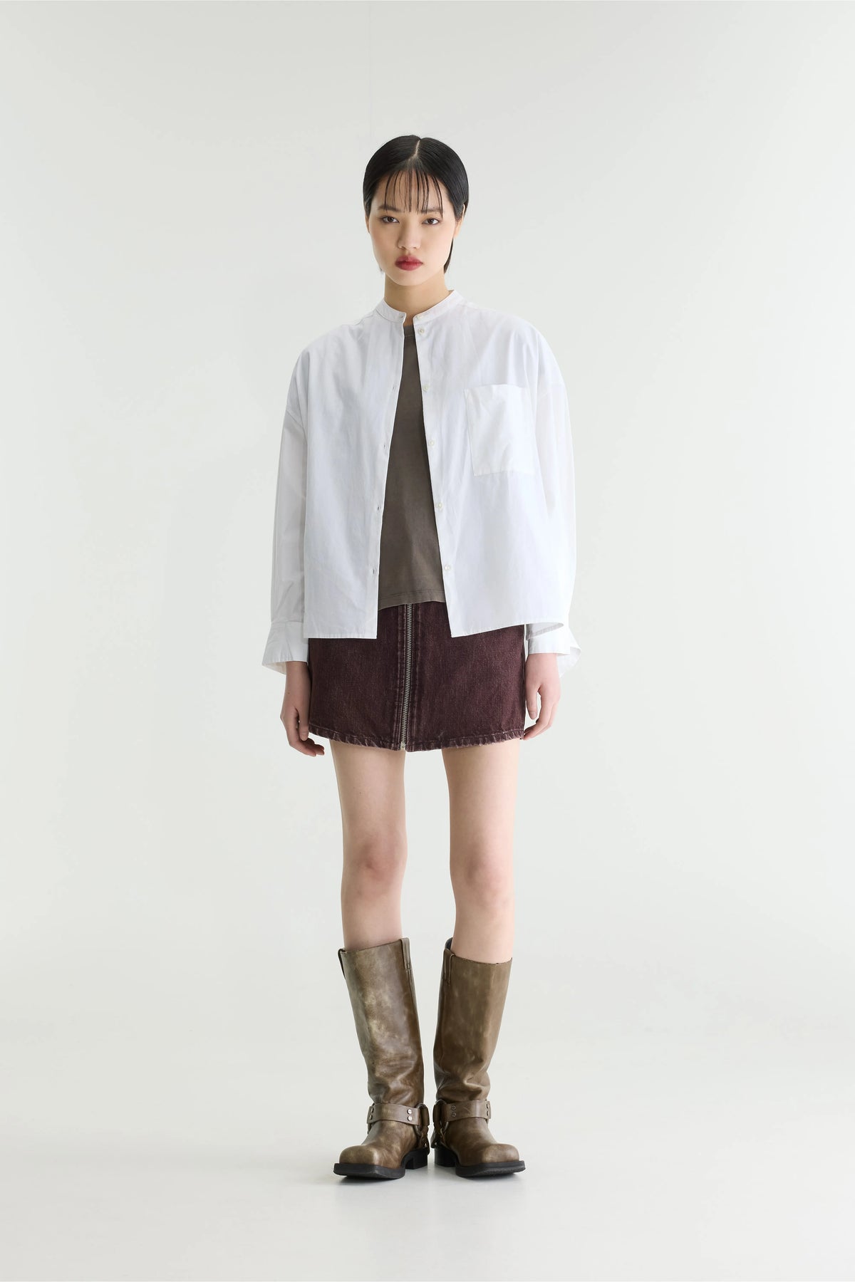 Gorky popeline hemd (252 / W / WHITE)