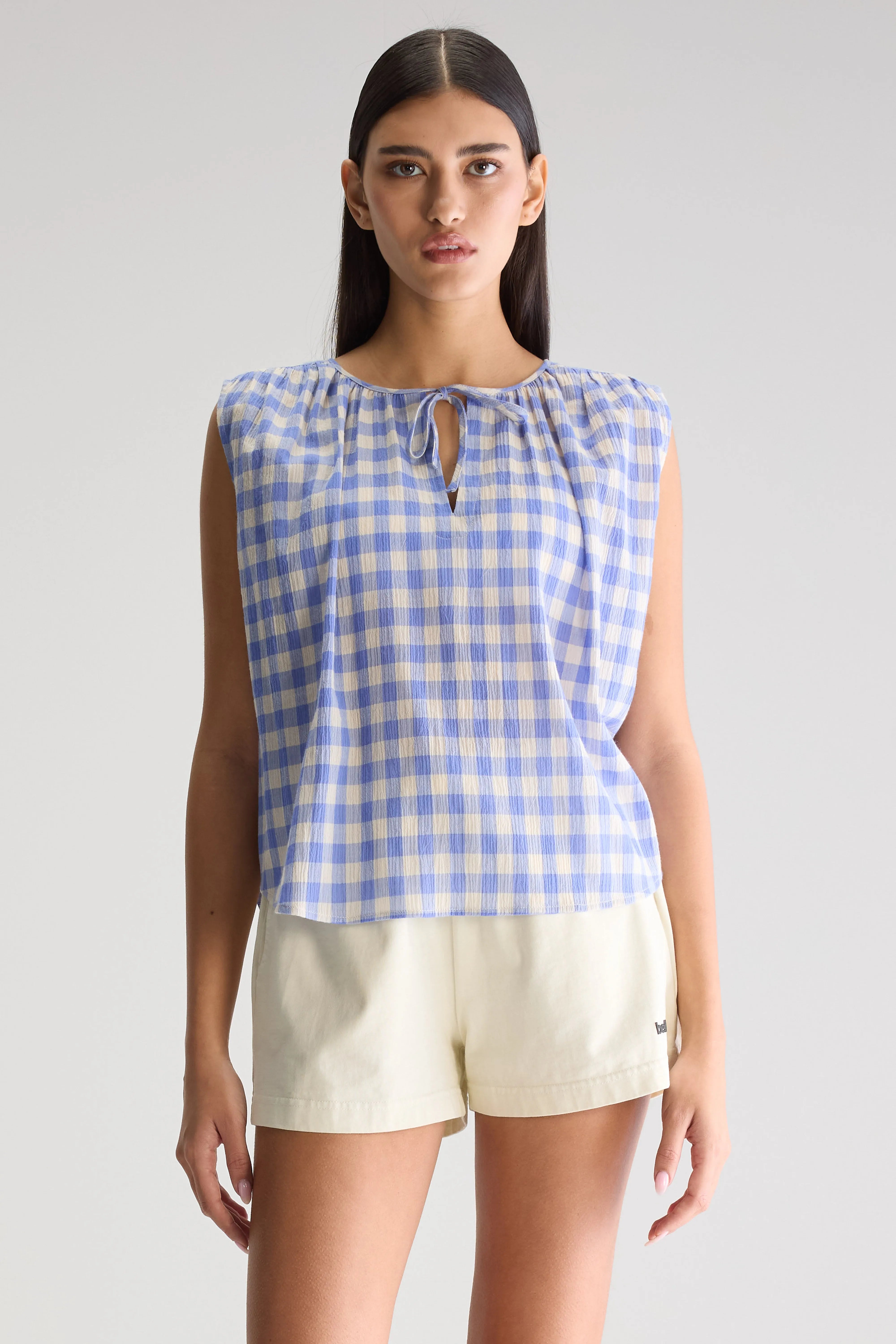Blouse sans manches Halison (251 / W / CHECK B)