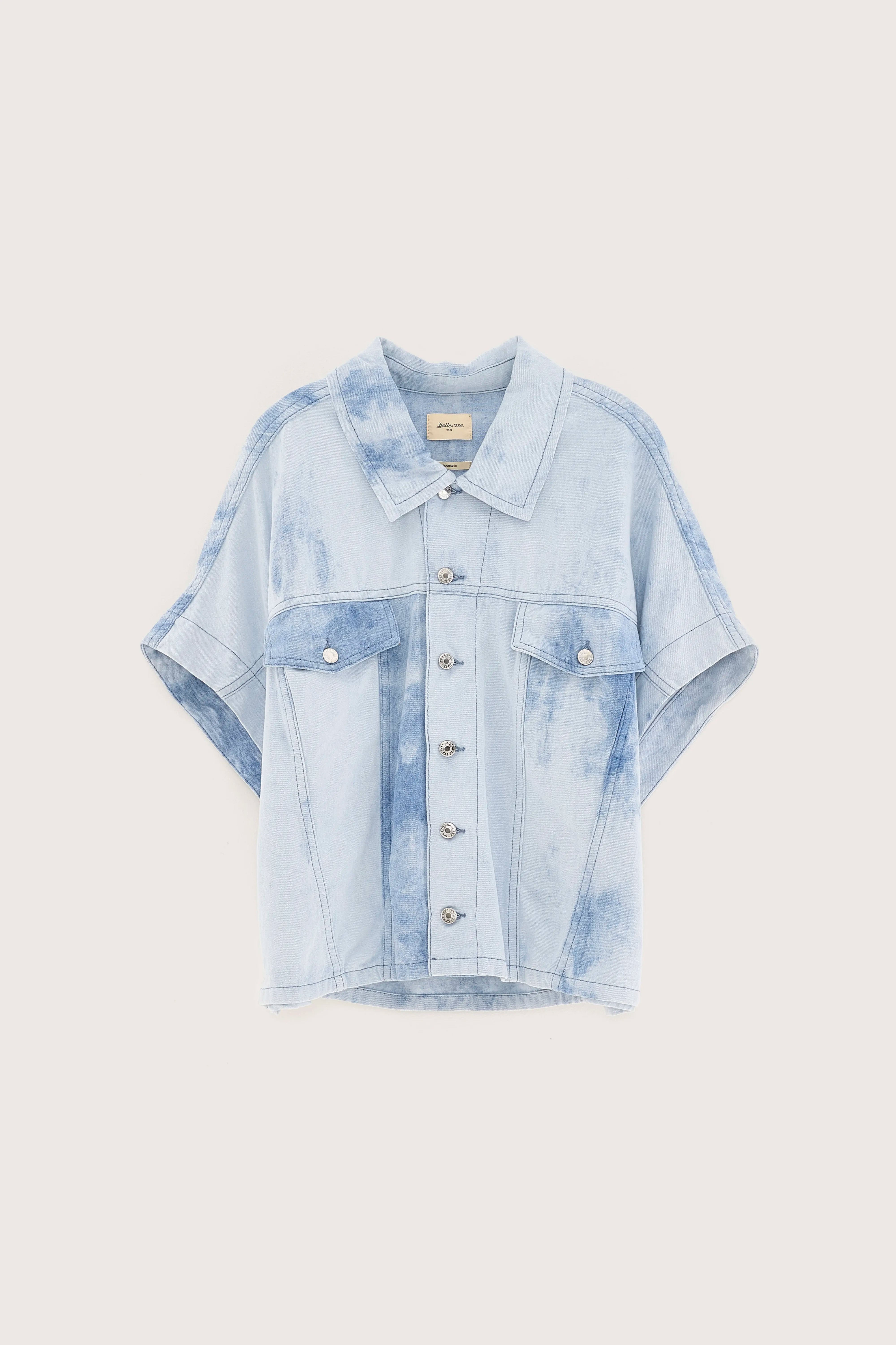 Payton mouwloos overhemd (251 / W / SHADED BLUE)