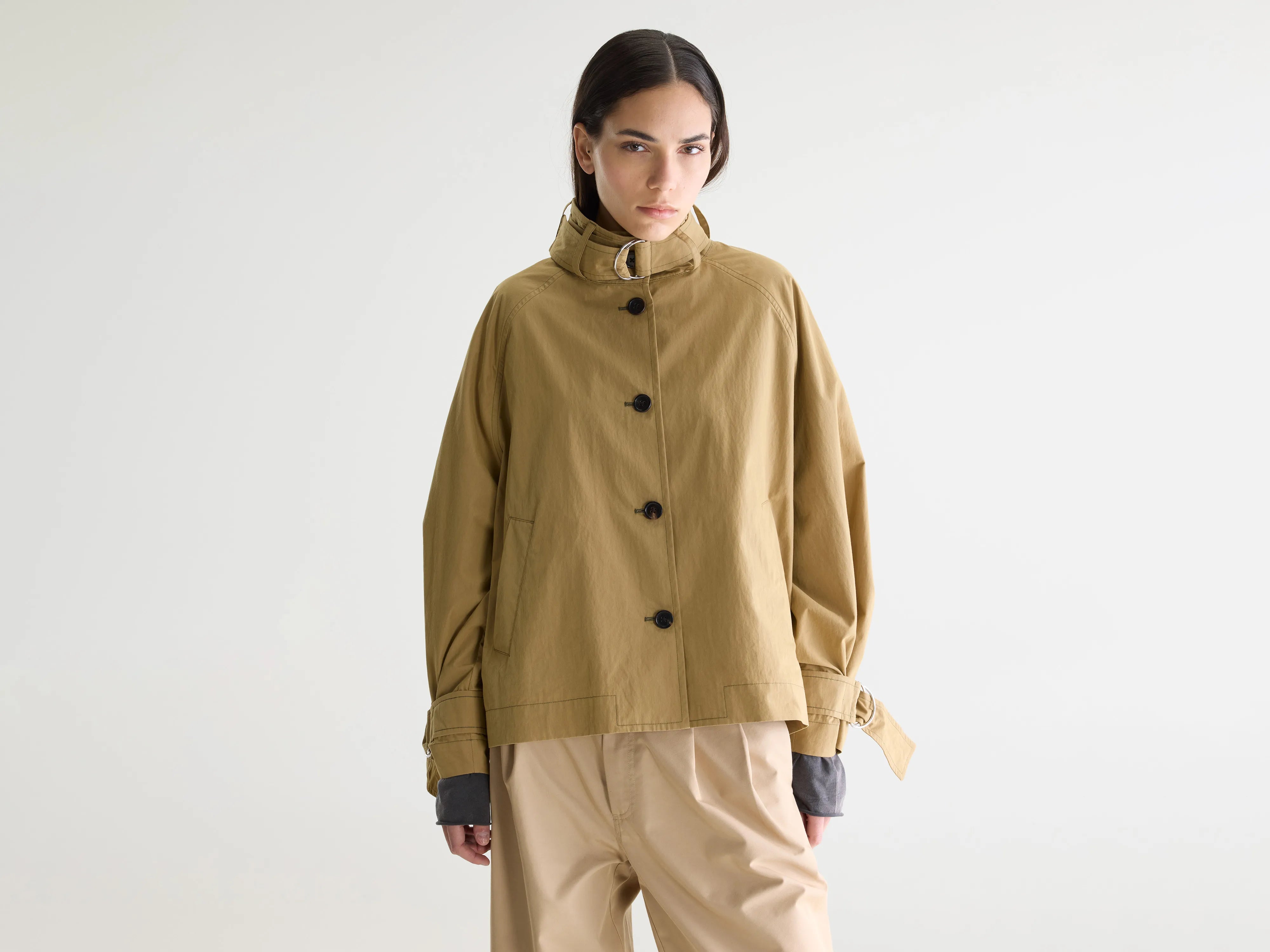 Hubble korte trenchcoat (252 / W / SOIL)