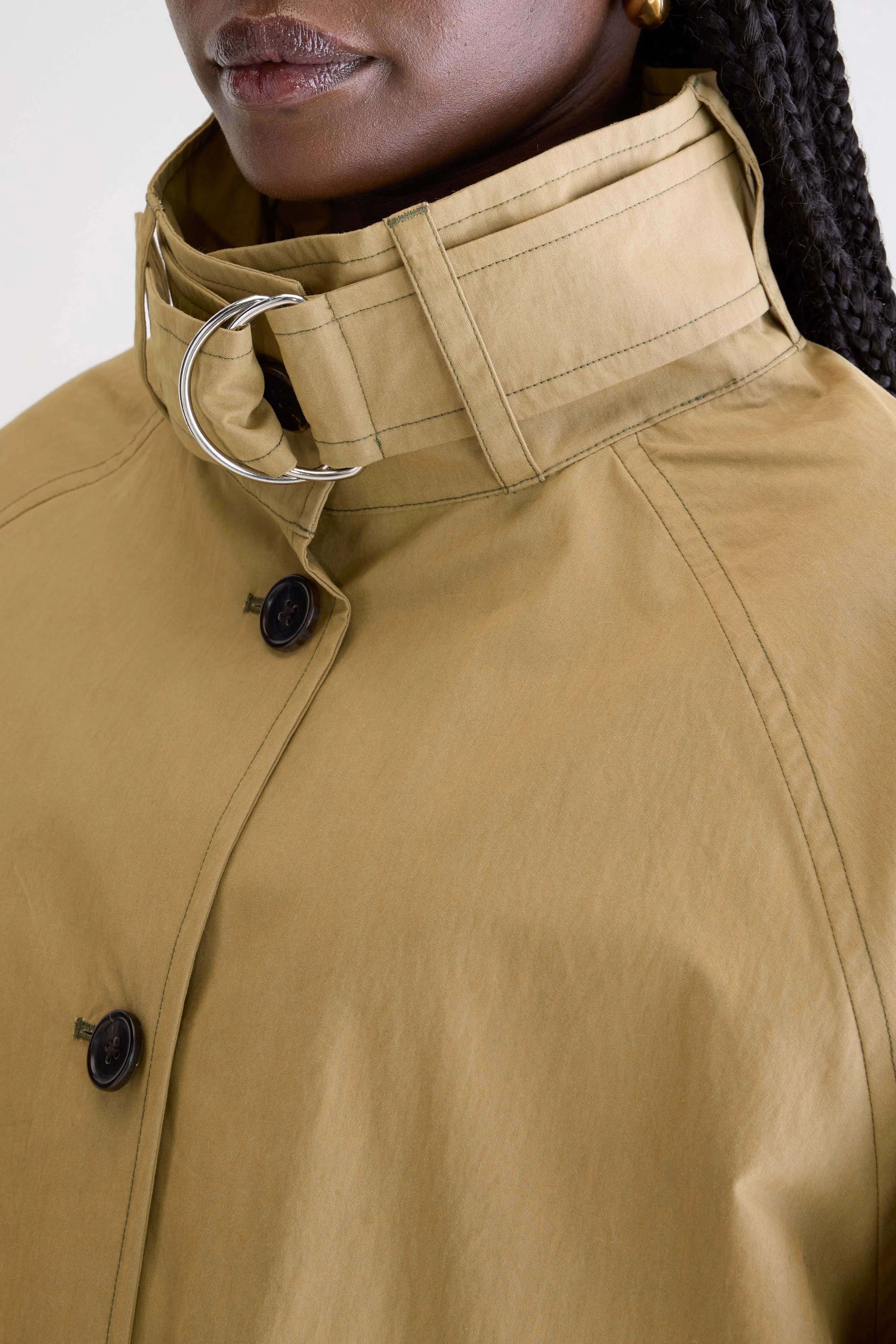 Hubble korte trenchcoat (252 / W / SOIL)