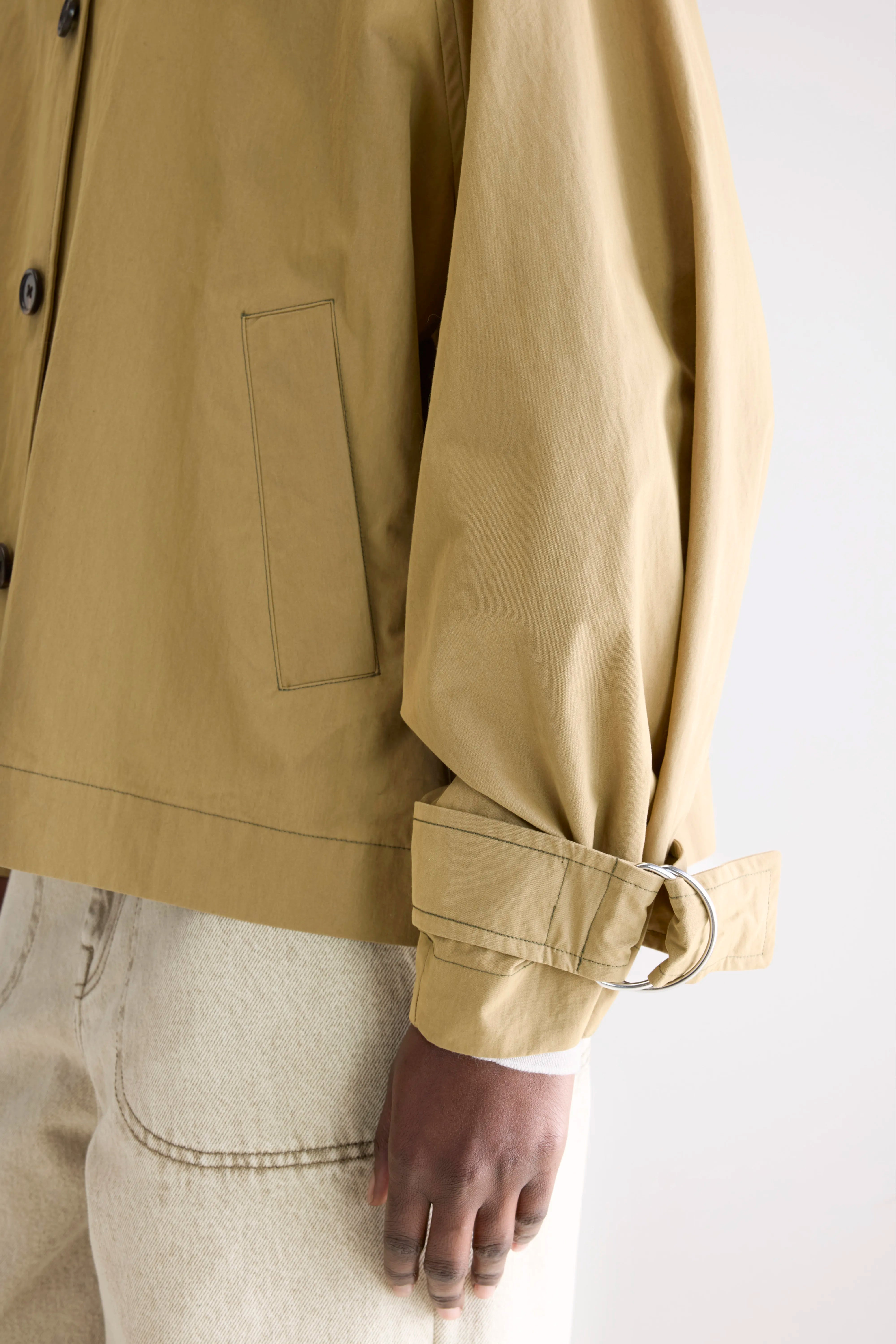 Hubble korte trenchcoat (252 / W / SOIL)