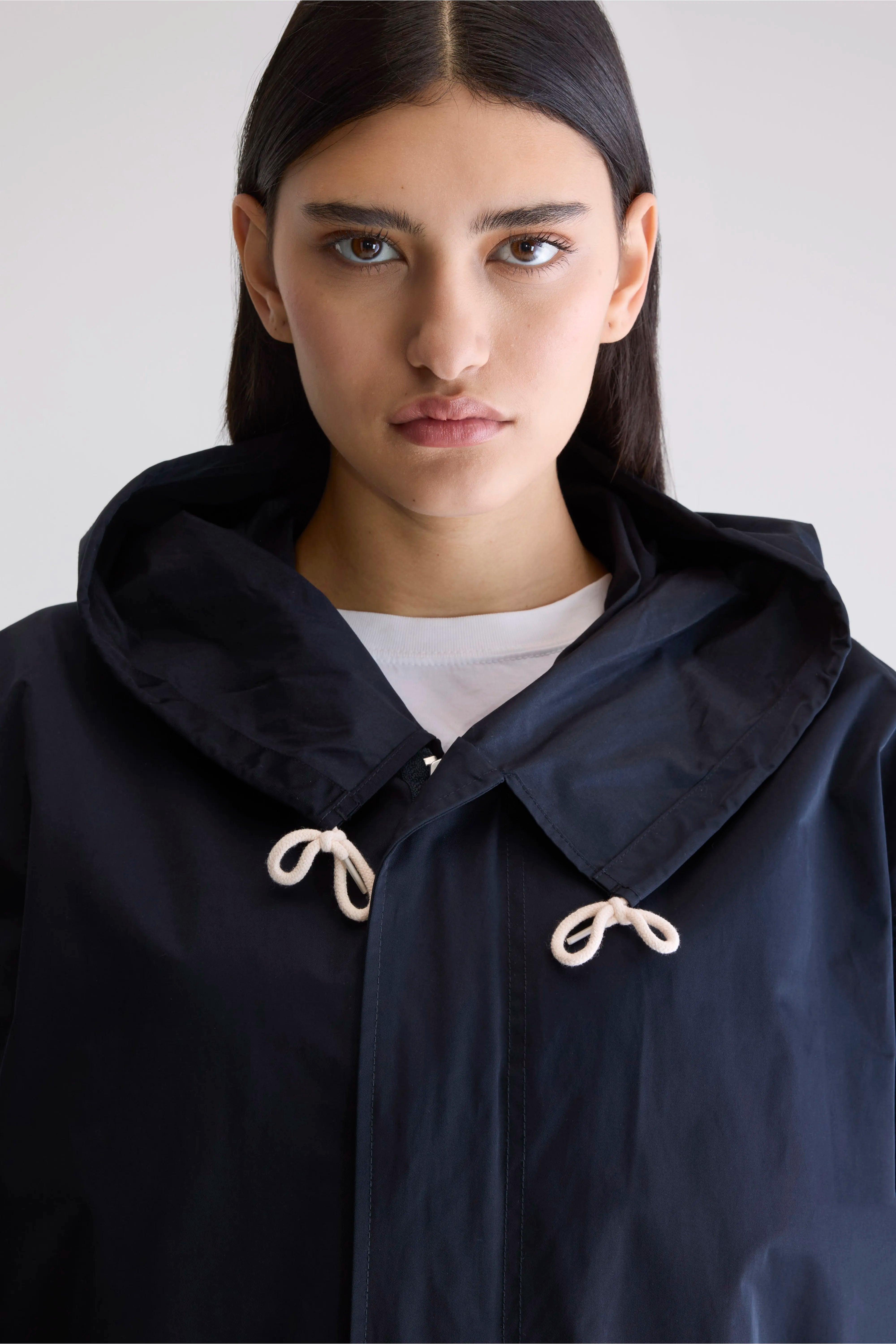 Laos parka met capuchon (242 / W / NAVY)